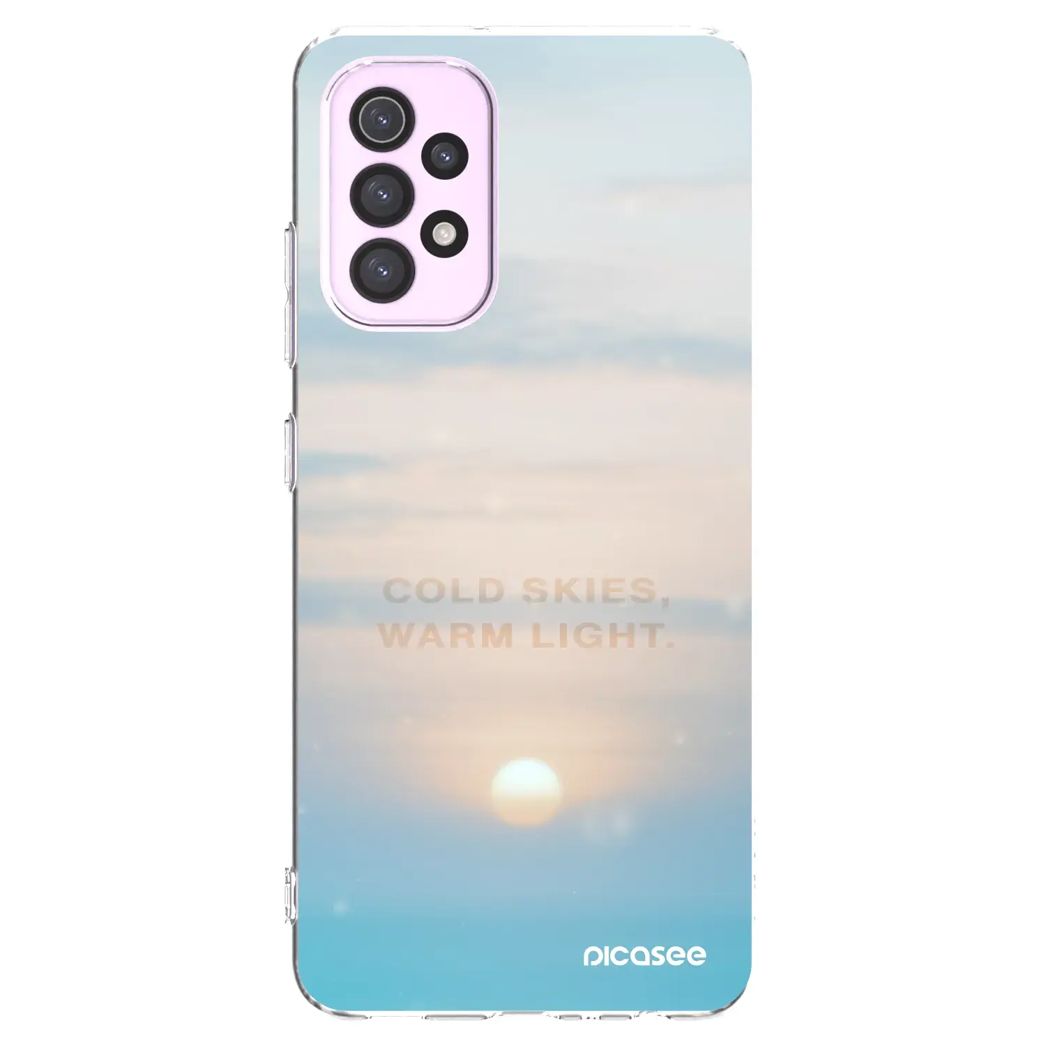 Silikonový průhledný obal pro Samsung Galaxy A32 5G A326B - COLD SKIES