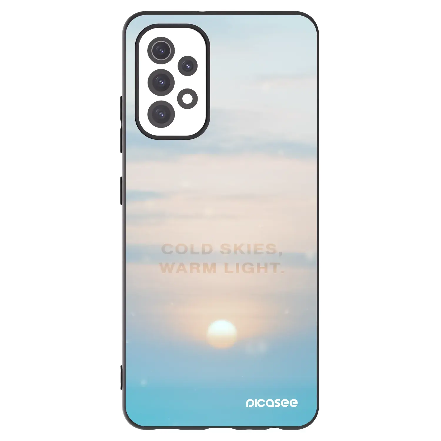 Silikonový černý obal pro Samsung Galaxy A32 5G A326B - COLD SKIES