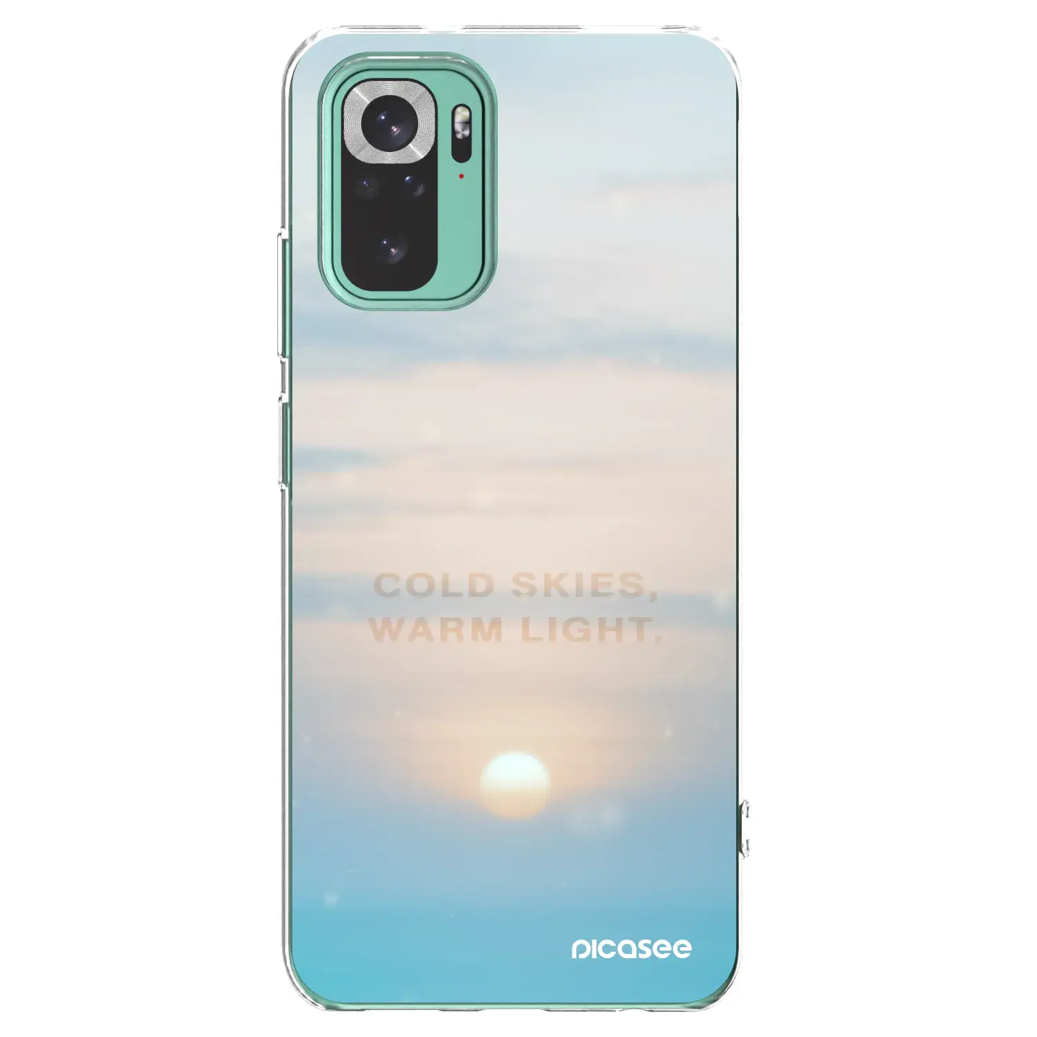 Silikonový průhledný obal pro Xiaomi Redmi Note 10 Pro - COLD SKIES