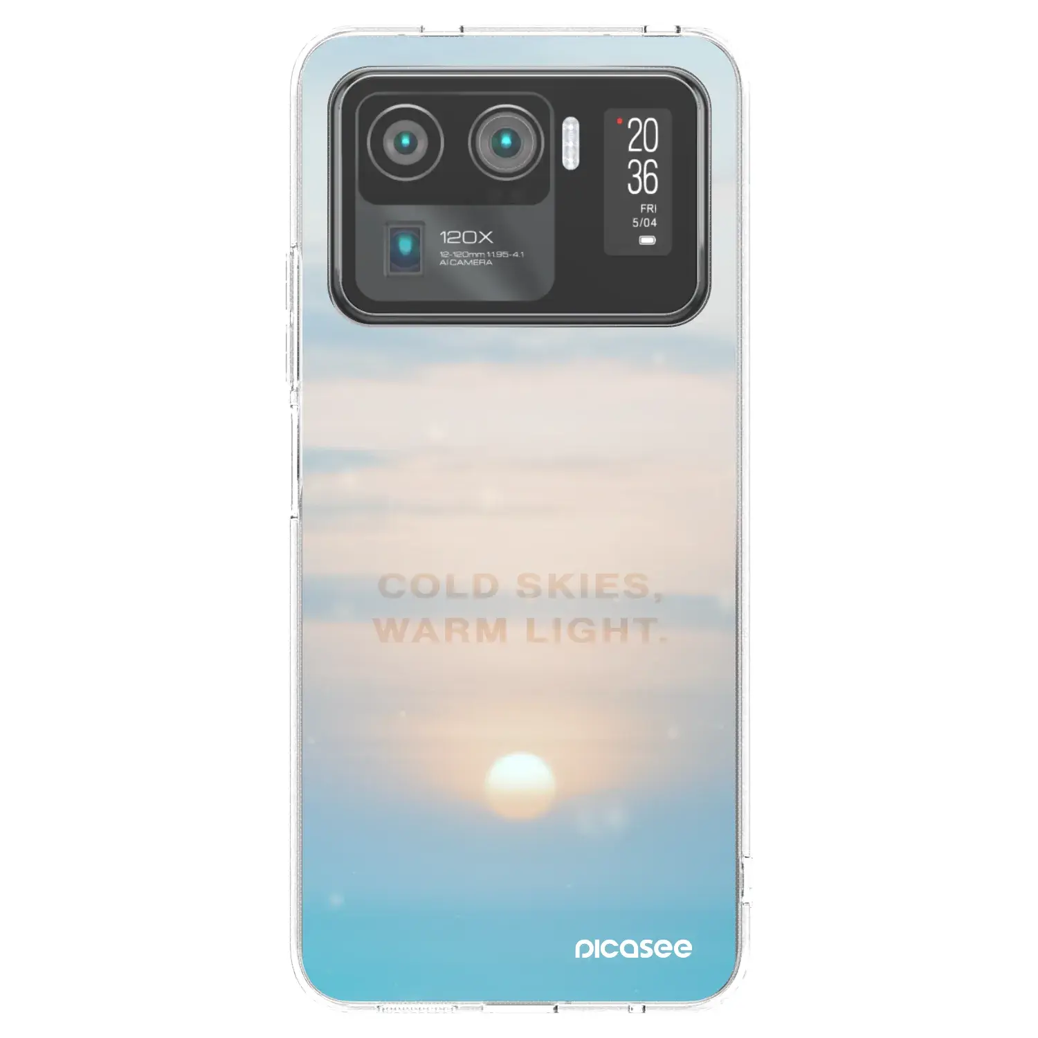Silikonový průhledný obal pro Xiaomi Mi 11 Ultra - COLD SKIES