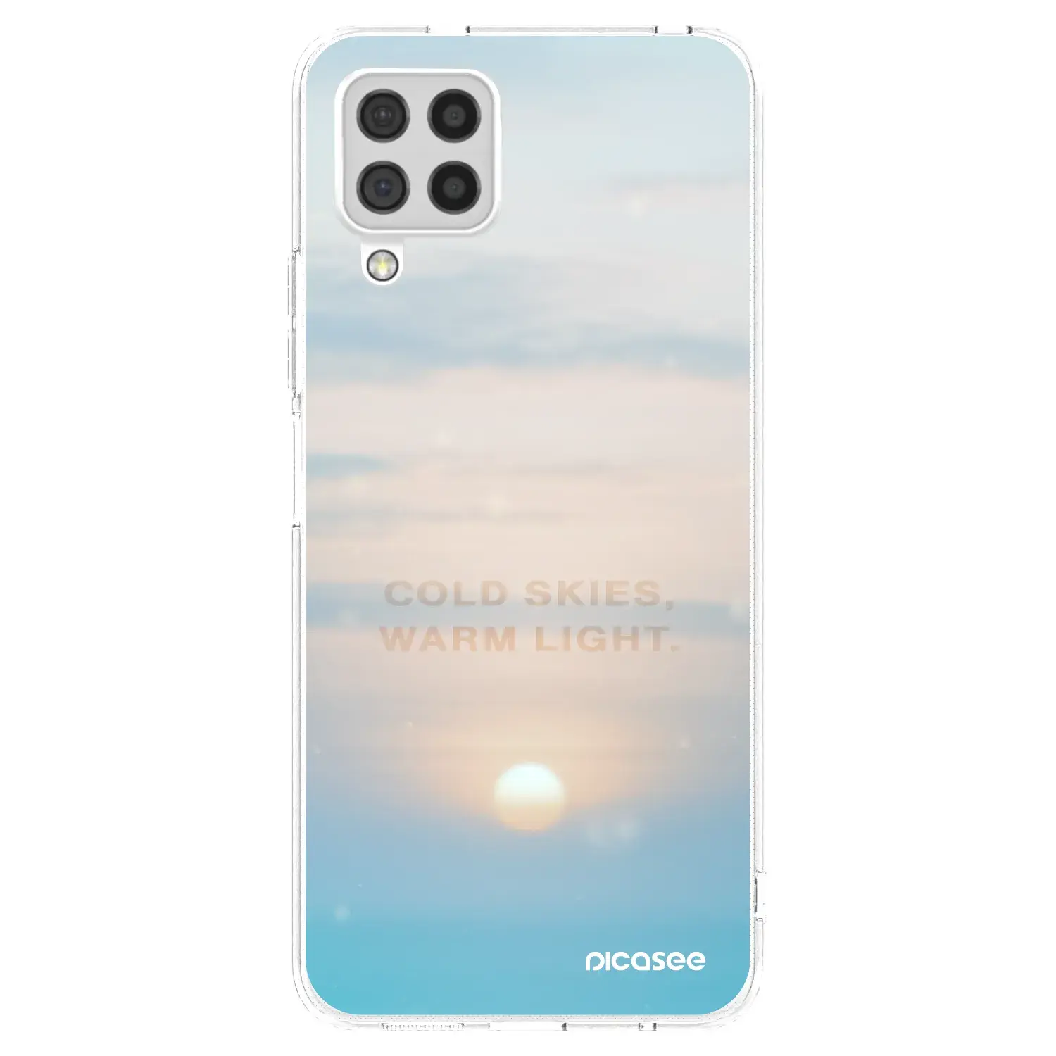 Silikonový průhledný obal pro Samsung Galaxy A22 A225F 4G - COLD SKIES