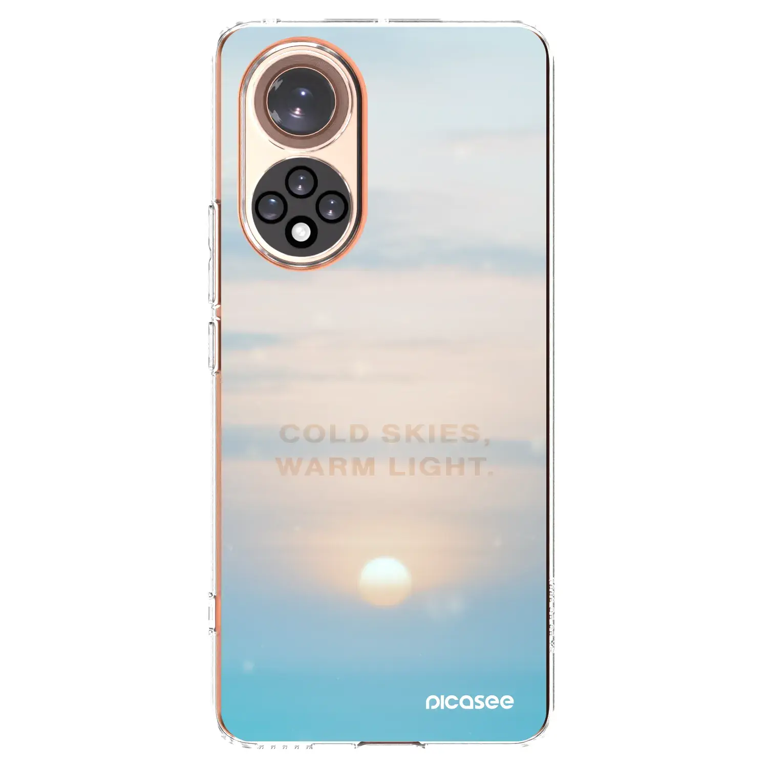 Silikonový průhledný obal pro Huawei Nova 9 - COLD SKIES