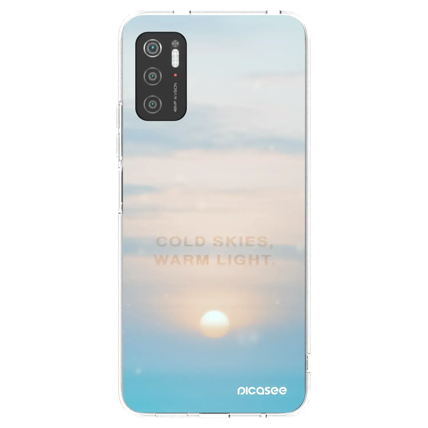 Silikonový průhledný obal pro Xiaomi Poco M3 Pro 5G - COLD SKIES