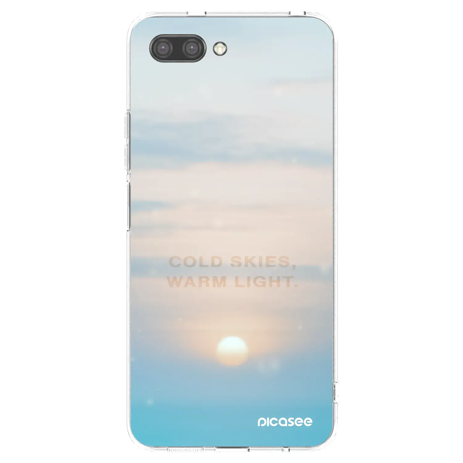 Silikonový průhledný obal pro Honor 10 - COLD SKIES
