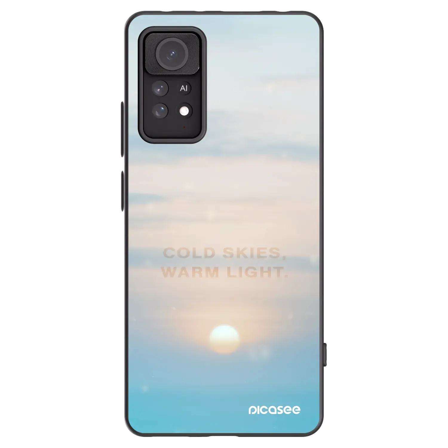 Silikonový černý obal pro Xiaomi Redmi Note 11 Pro - COLD SKIES