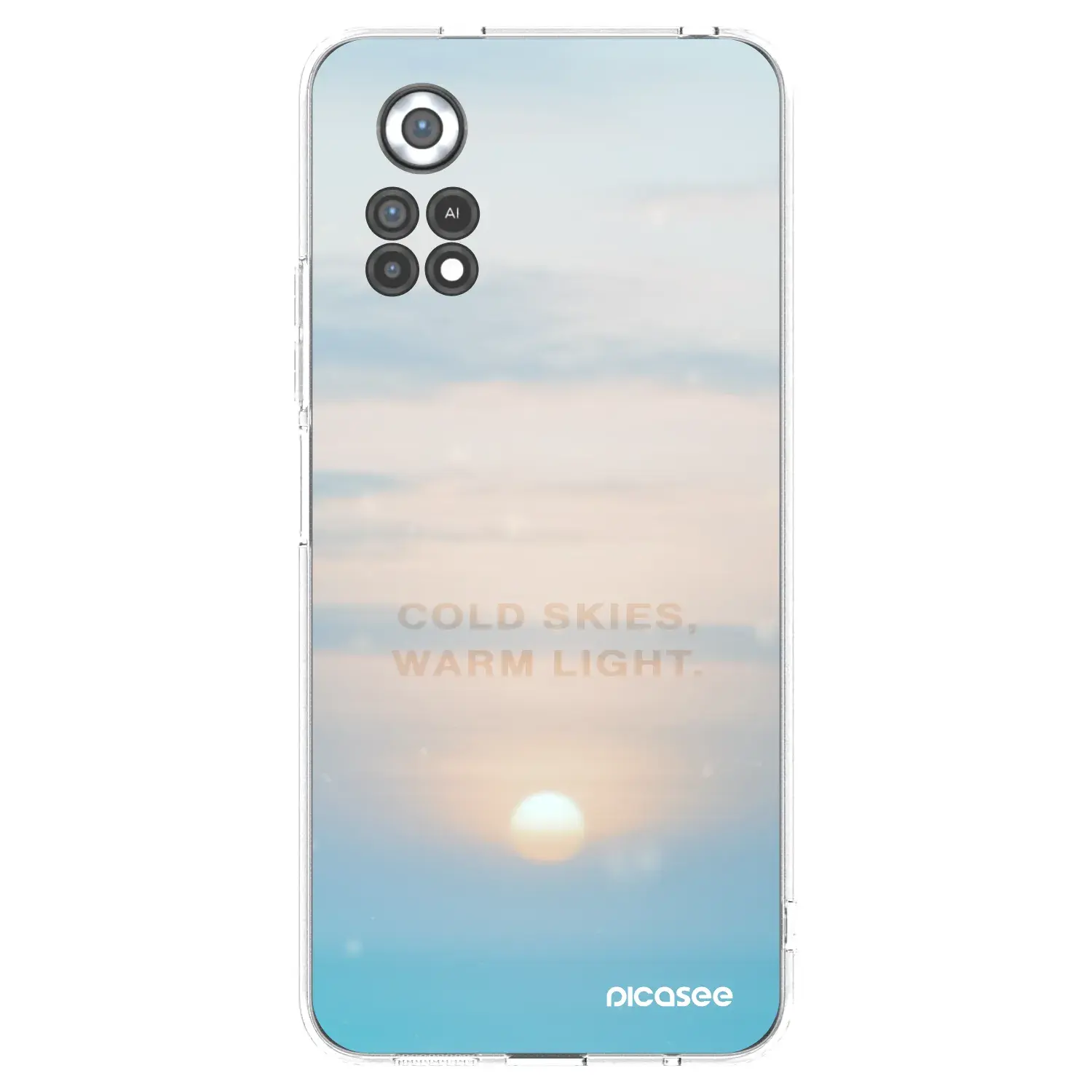Silikonový průhledný obal pro Xiaomi Poco X4 Pro 5G - COLD SKIES