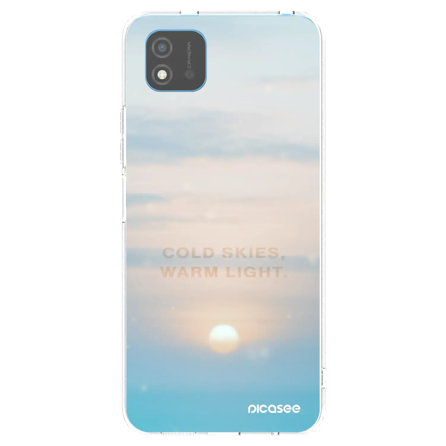 Silikonový průhledný obal pro Realme C11 (2021) - COLD SKIES