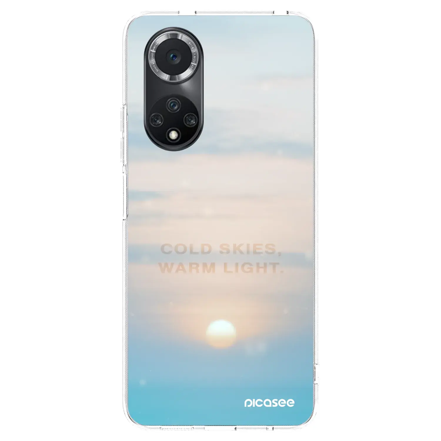 Silikonový průhledný obal pro Huawei Nova 9 SE - COLD SKIES