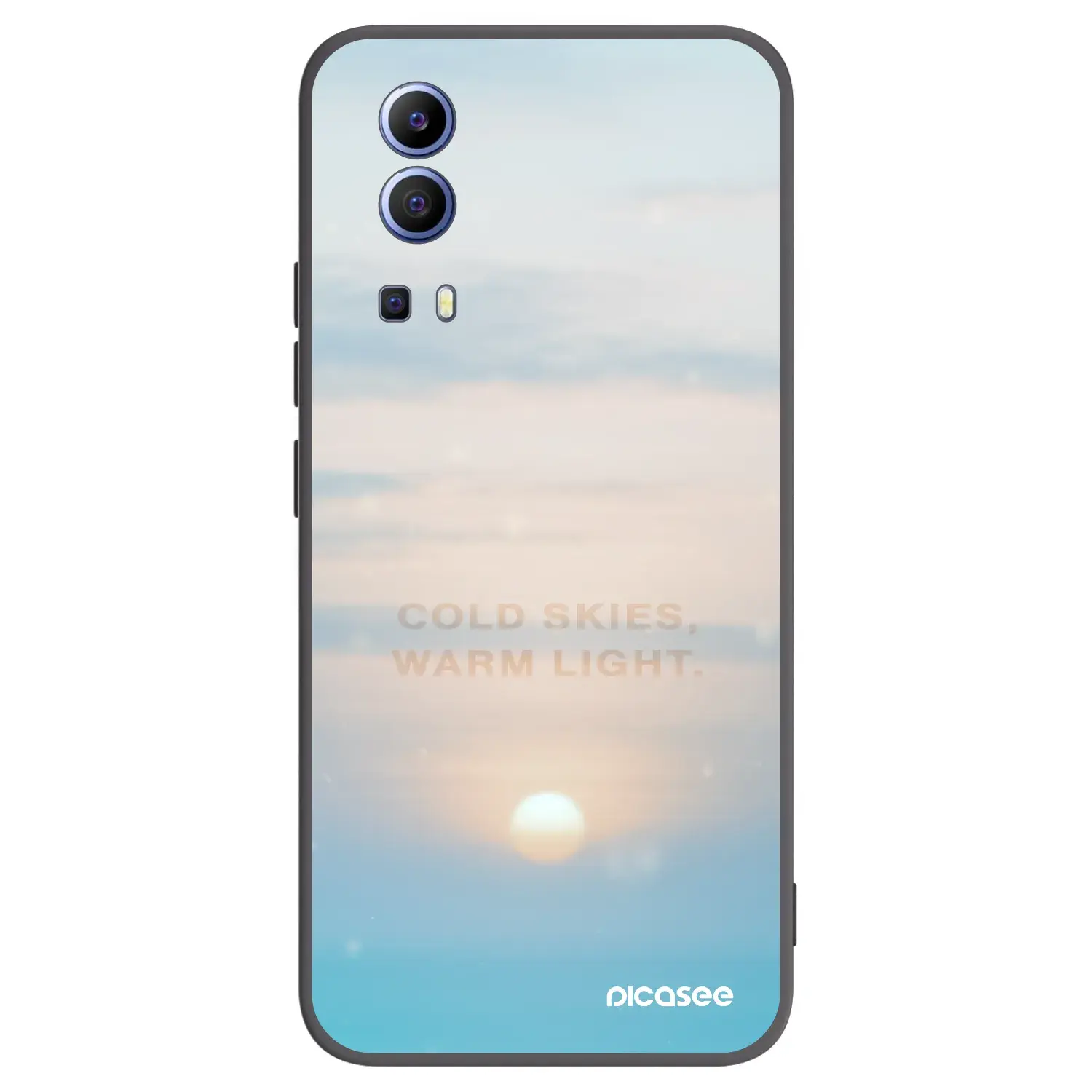 Silikonový černý obal pro Vivo Y52 5G - COLD SKIES