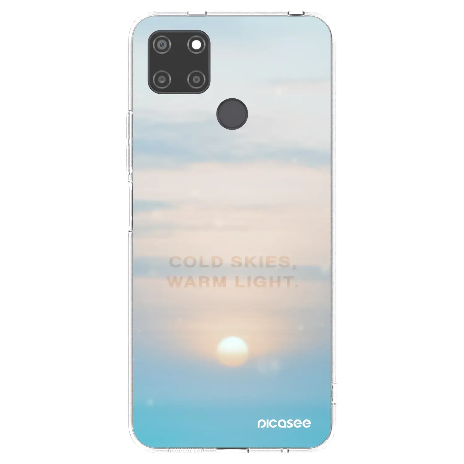 Silikonový průhledný obal pro Realme C21Y - COLD SKIES