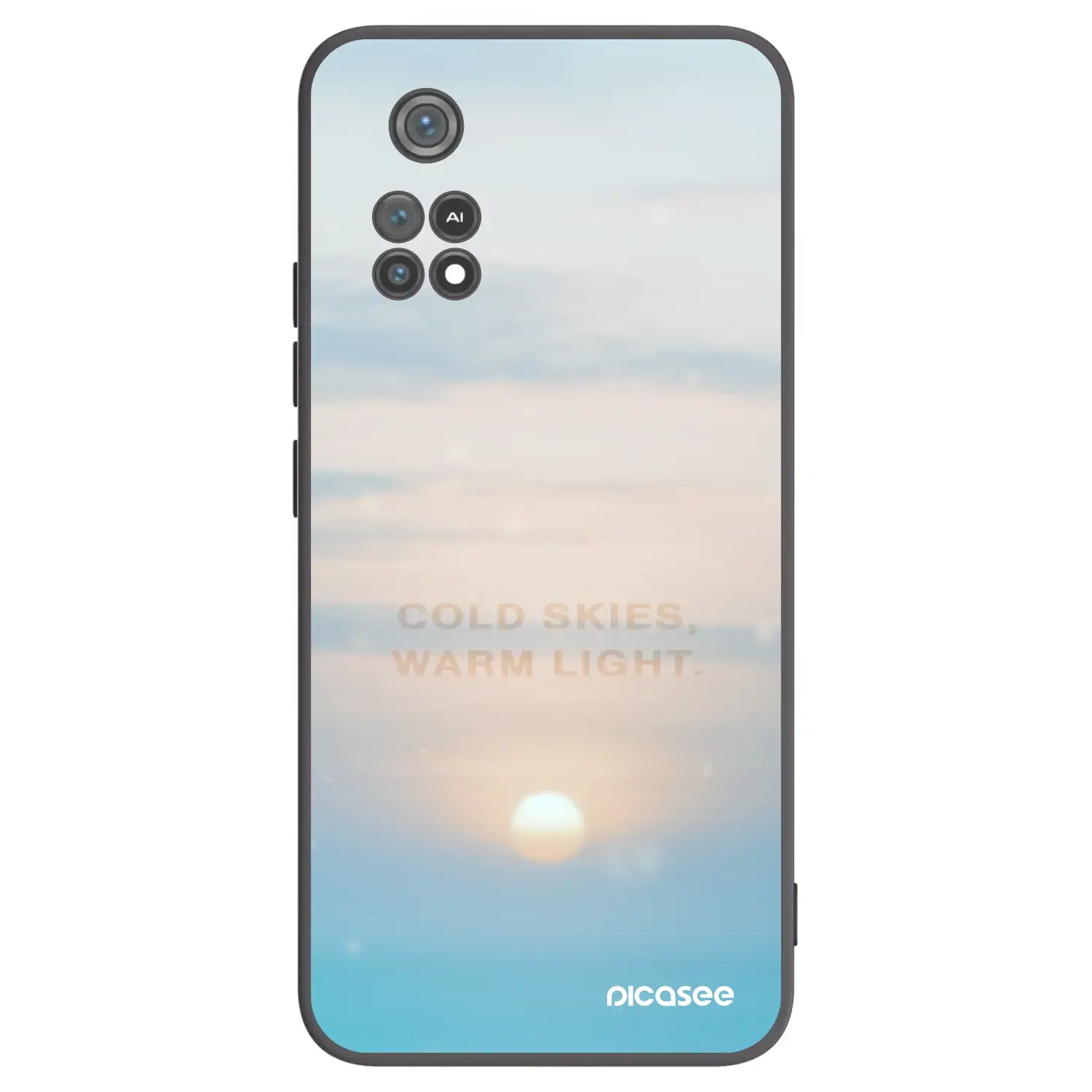 Silikonový černý obal pro Xiaomi Poco M4 Pro - COLD SKIES