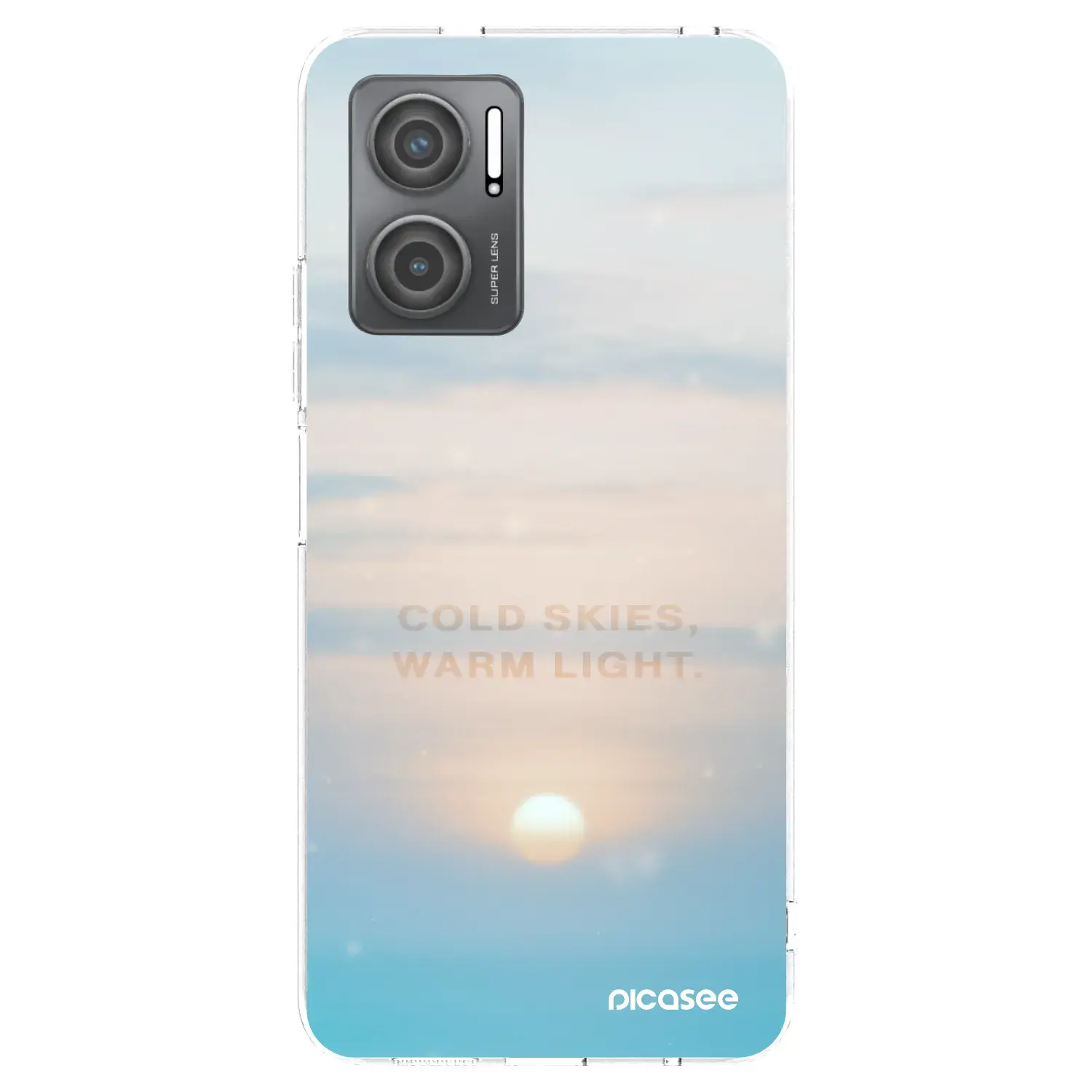 Silikonový průhledný obal pro Xiaomi Redmi 10 5G - COLD SKIES
