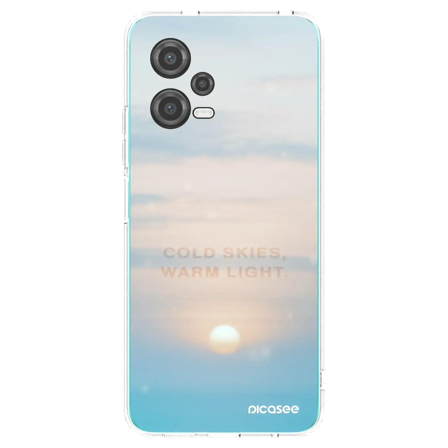 Silikonový průhledný obal pro Xiaomi Poco X5 - COLD SKIES
