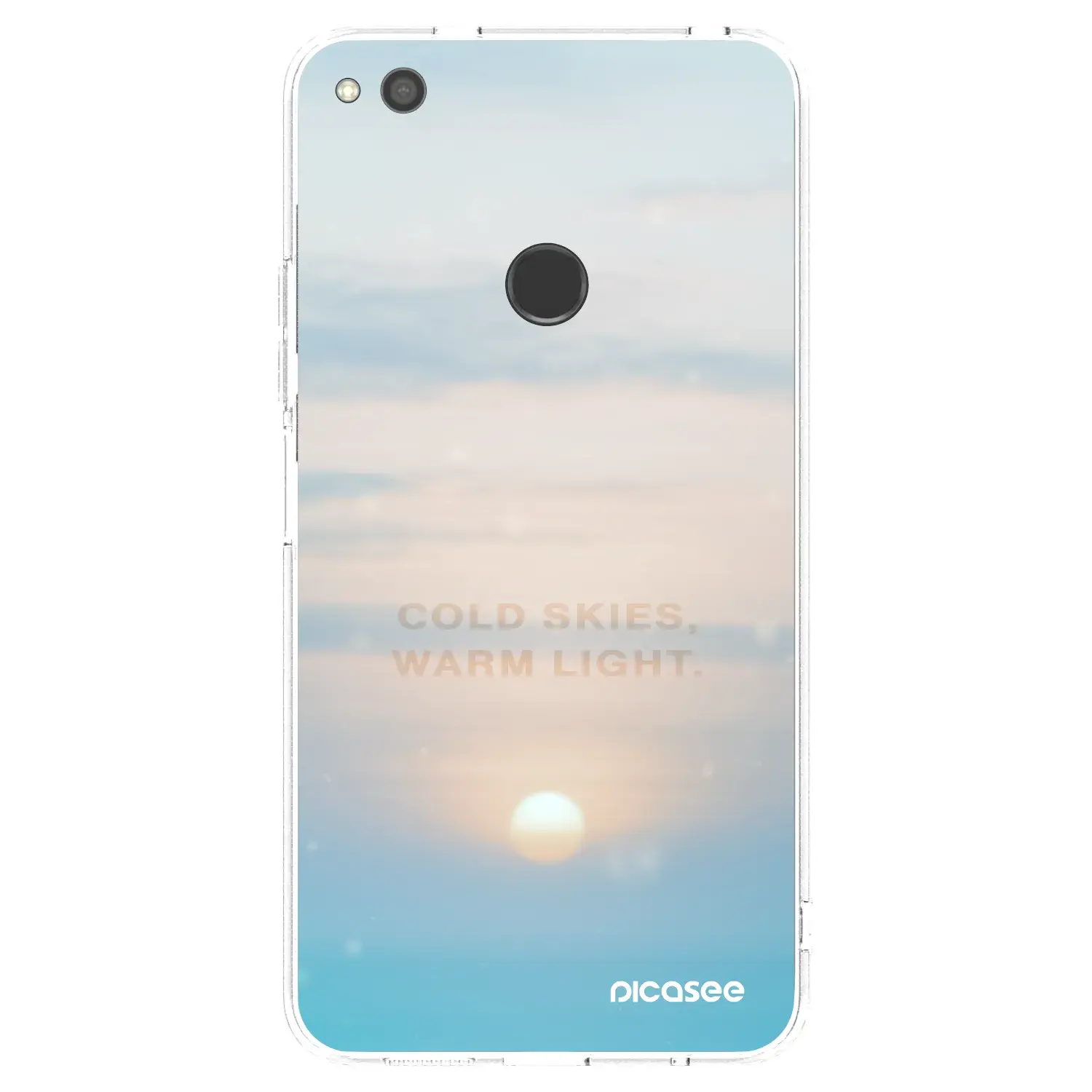 Silikonový průhledný obal pro Huawei P9 Lite 2017 - COLD SKIES