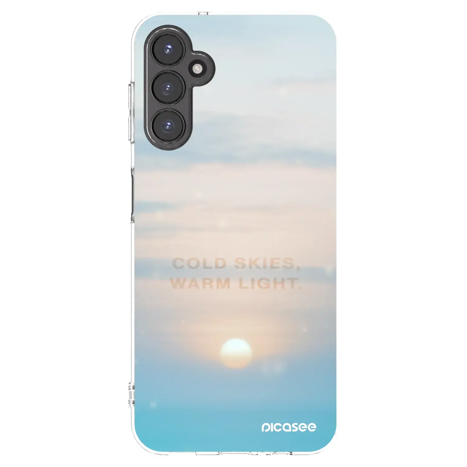 Silikonový průhledný obal pro Samsung Galaxy A14 4G A145R - COLD SKIES