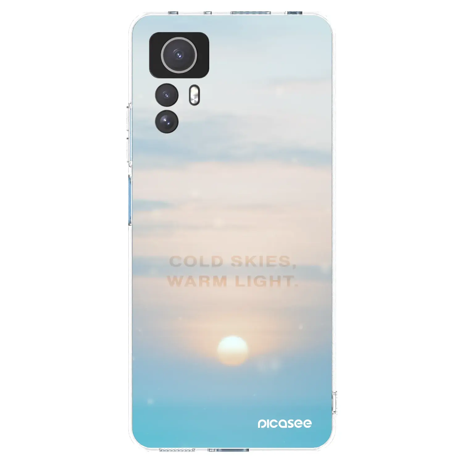 Silikonový průhledný obal pro Xiaomi Redmi Note 12S - COLD SKIES