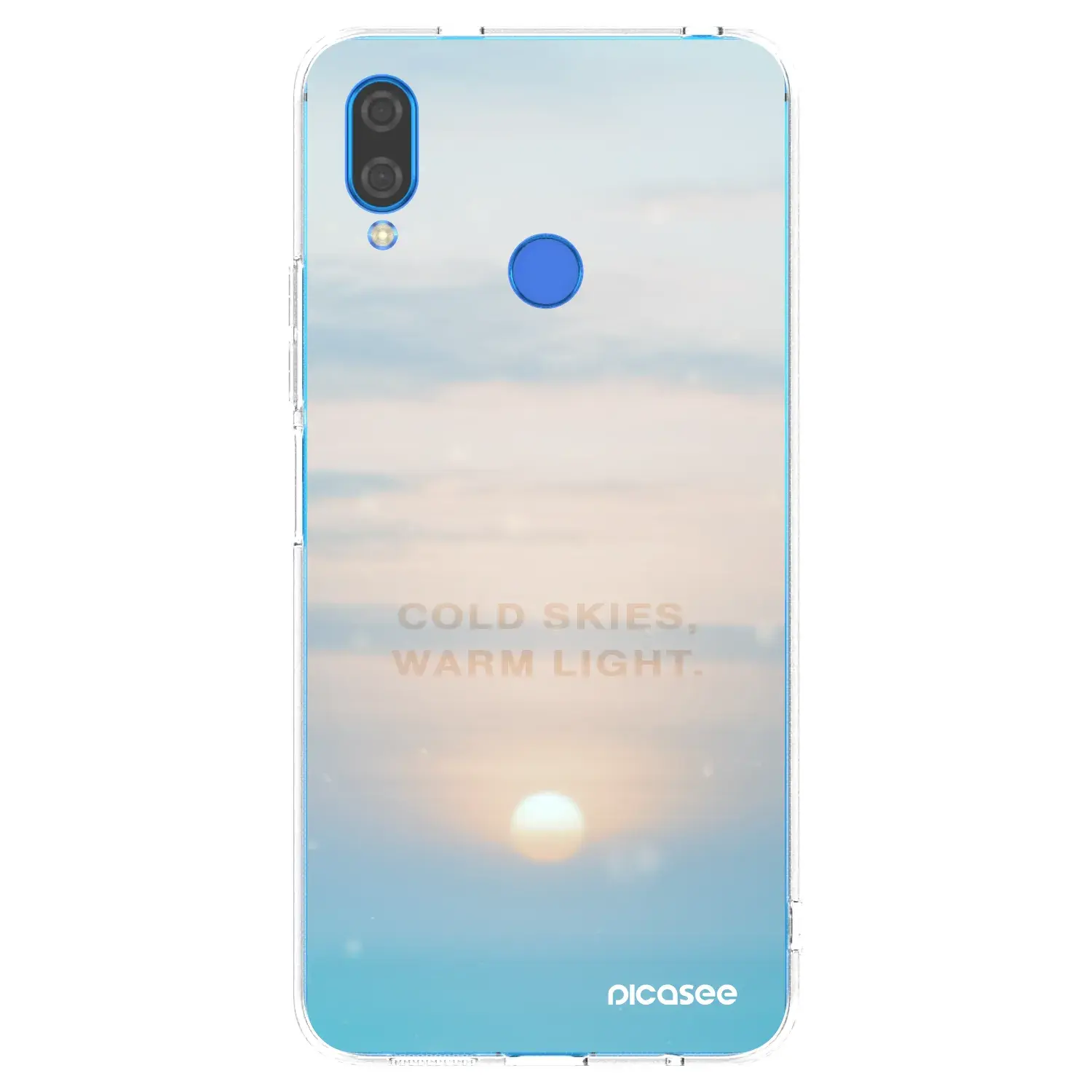 Silikonový průhledný obal pro Huawei Nova 3 - COLD SKIES