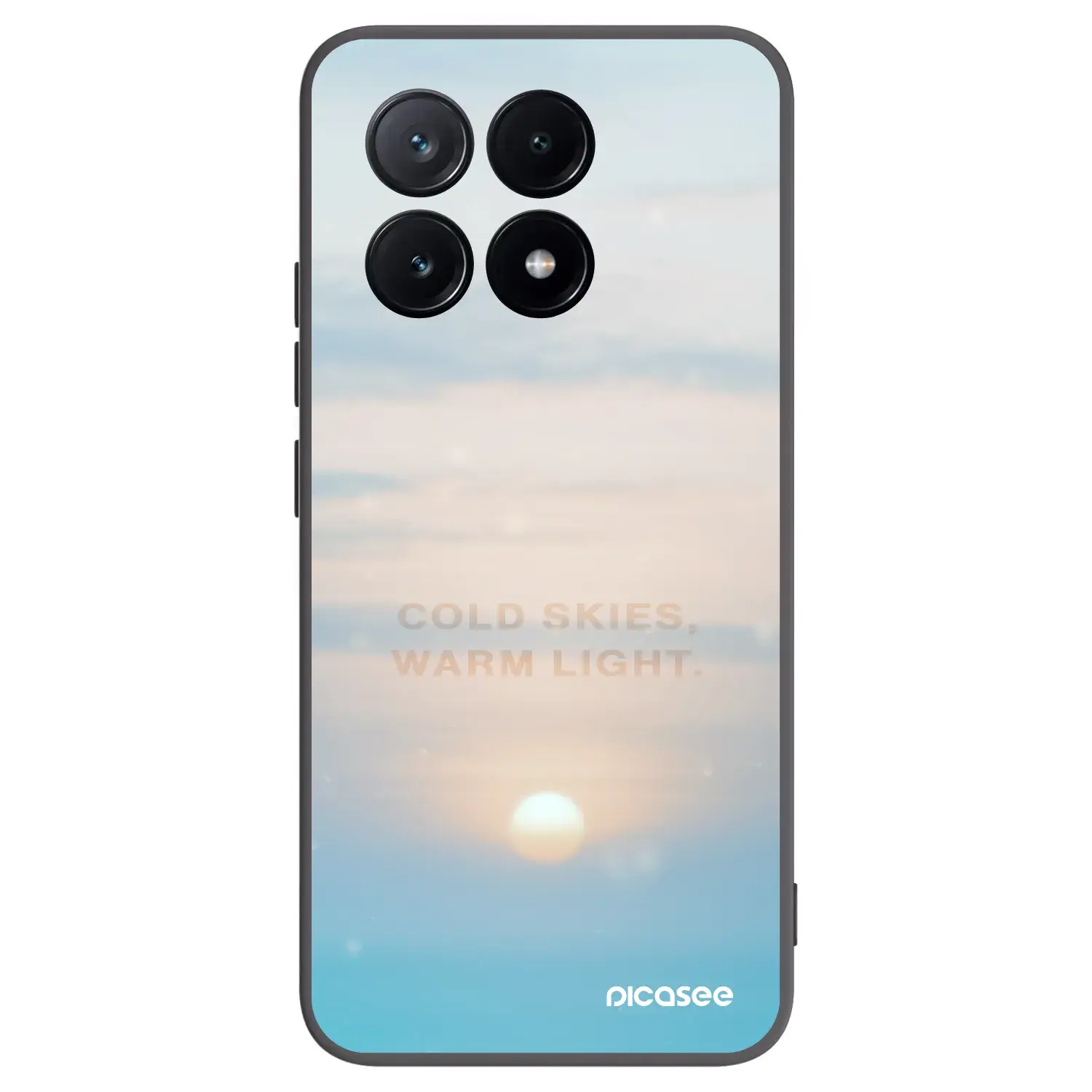 Silikonový černý obal pro Xiaomi Poco X6 Pro - COLD SKIES