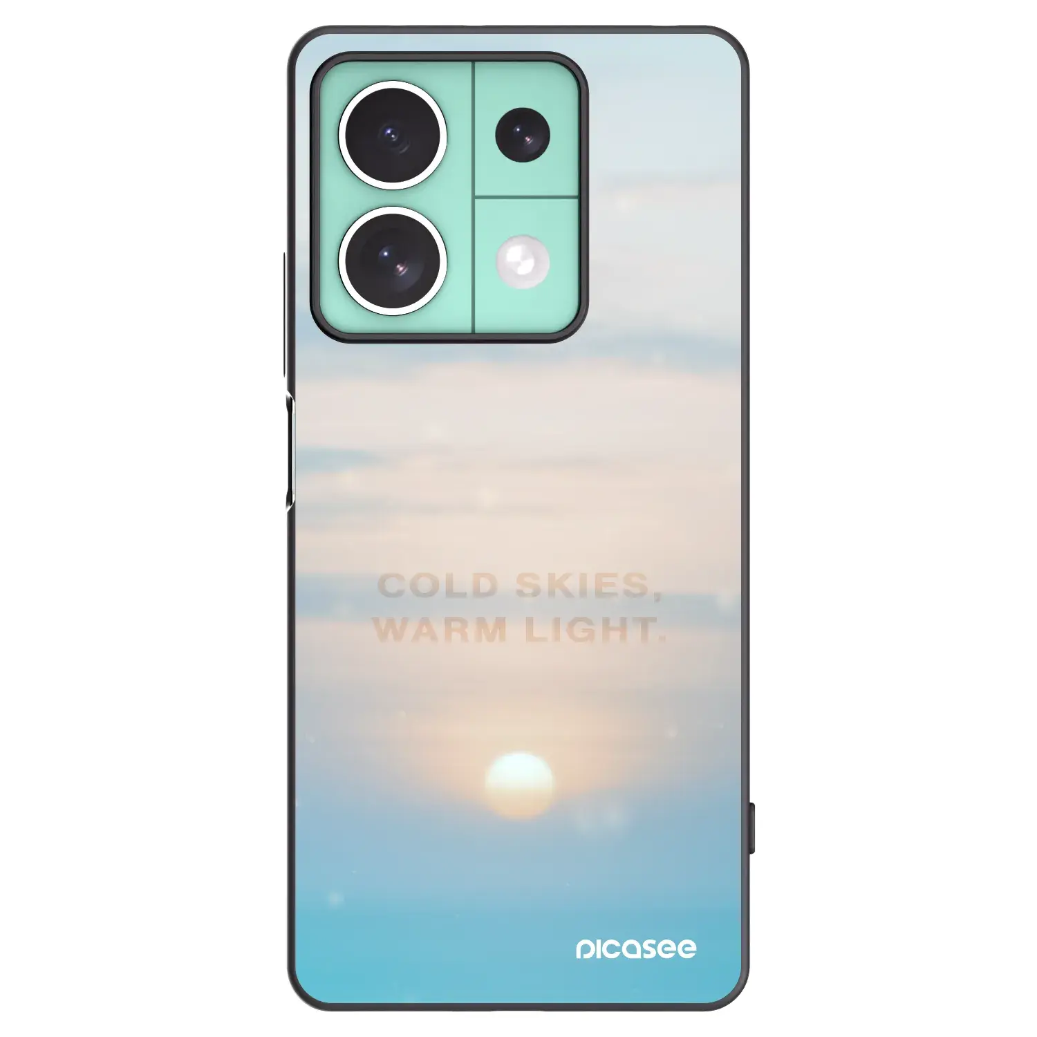 Silikonový černý obal pro Xiaomi Redmi Note 13 5G - COLD SKIES