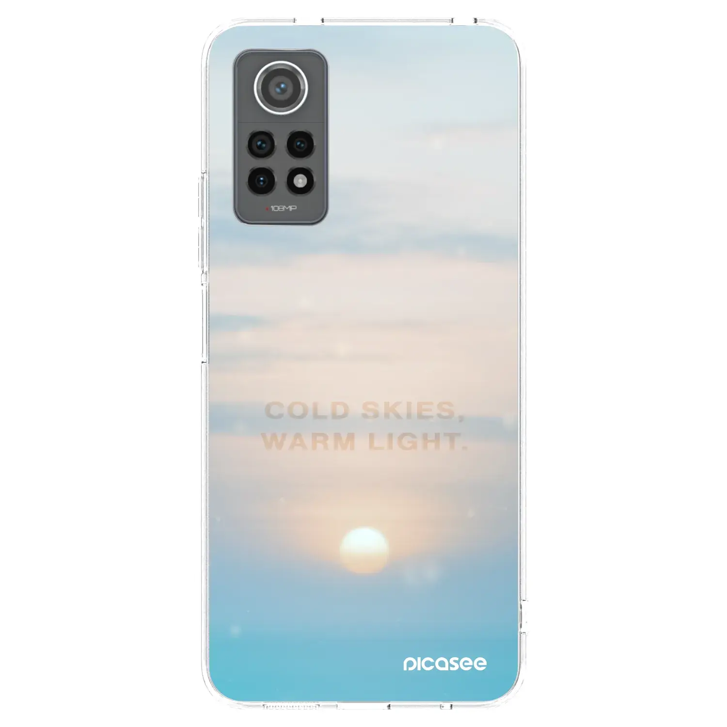 Silikonový průhledný obal pro Xiaomi Redmi Note 12 Pro 4G - COLD SKIES