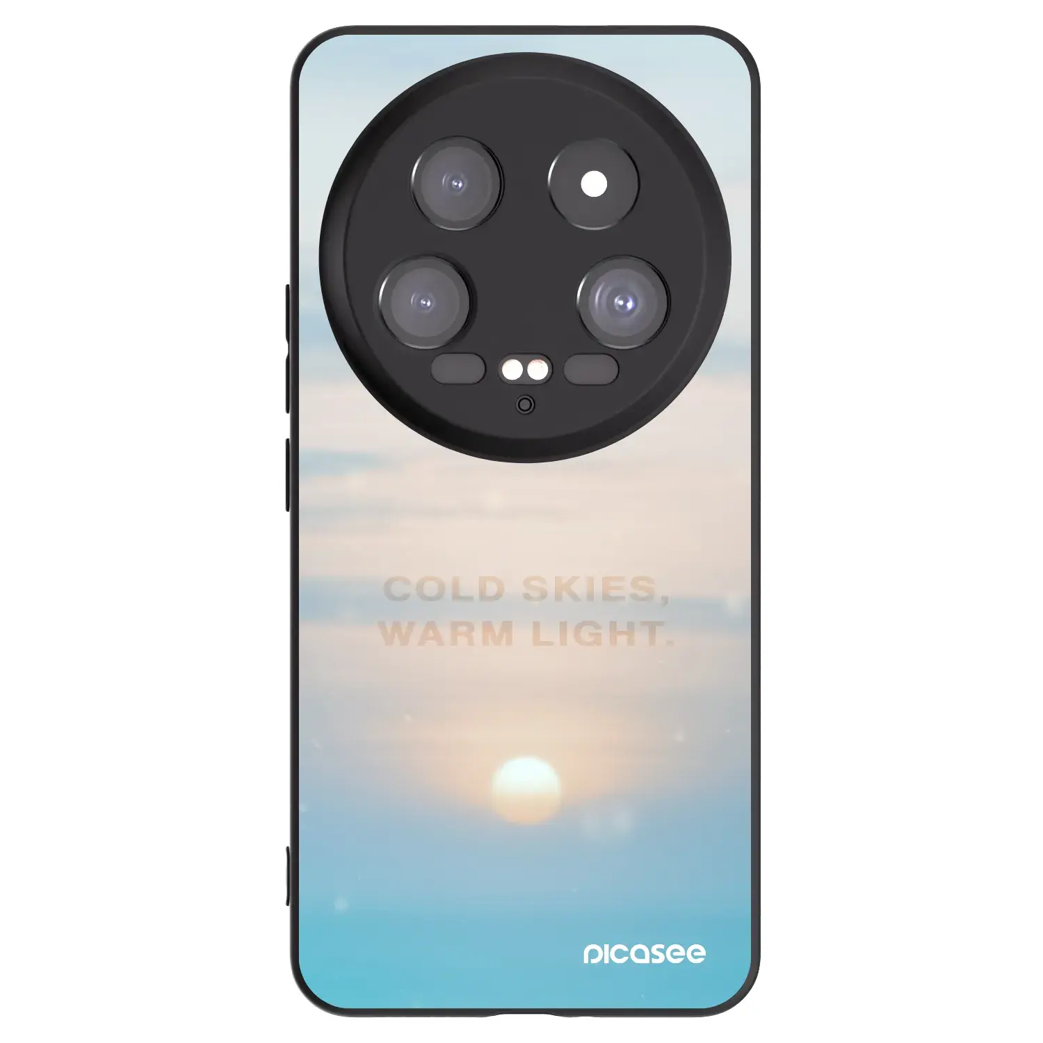 Silikonový černý obal pro Xiaomi 14 Ultra - COLD SKIES