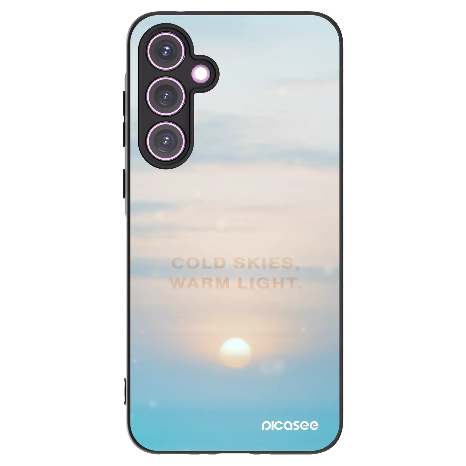 Silikonový černý obal pro Samsung Galaxy A35 5G A356B - COLD SKIES