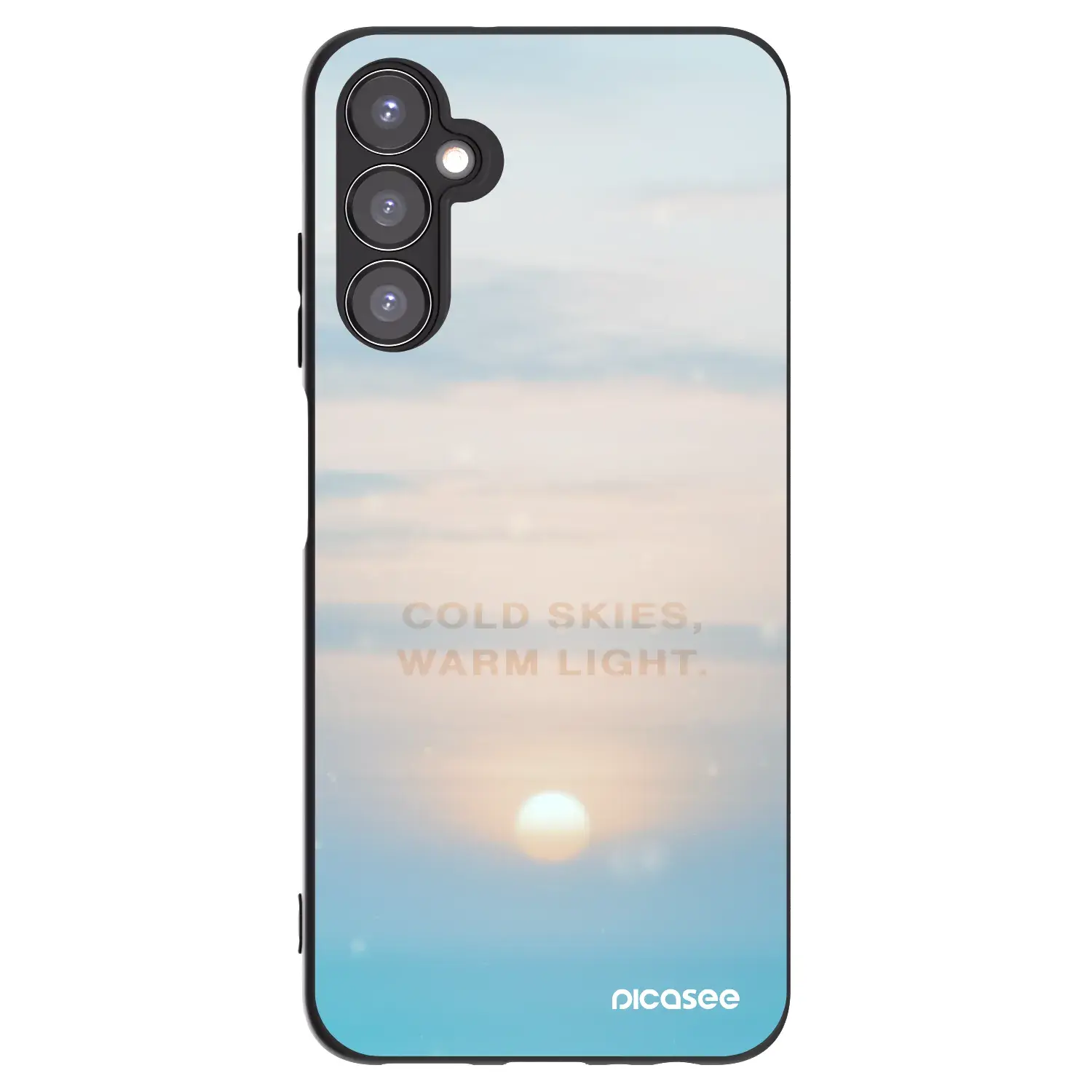 Silikonový černý obal pro Samsung Galaxy A05s A057G - COLD SKIES