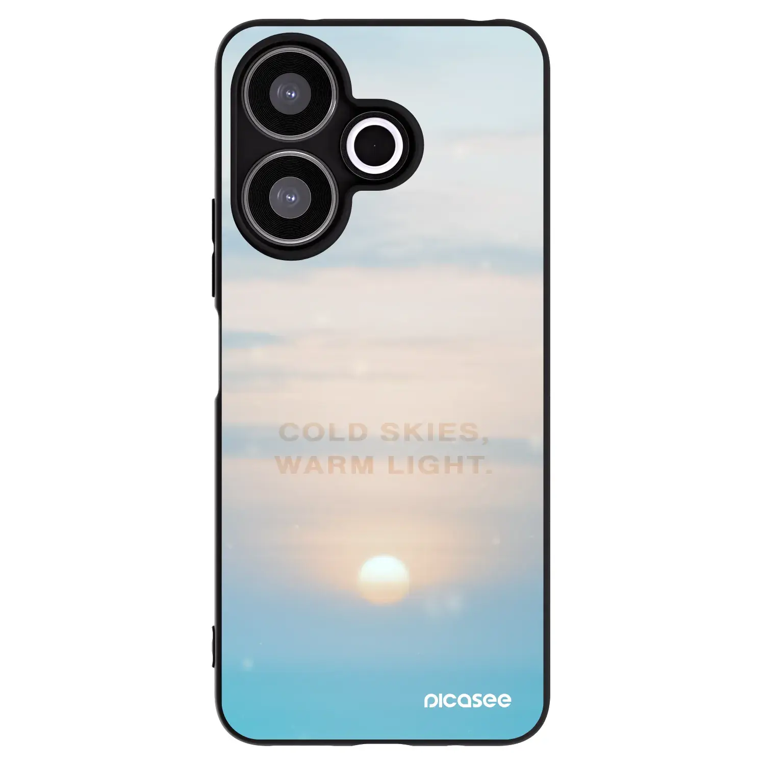 Silikonový černý obal pro Xiaomi Redmi 13 4G - COLD SKIES