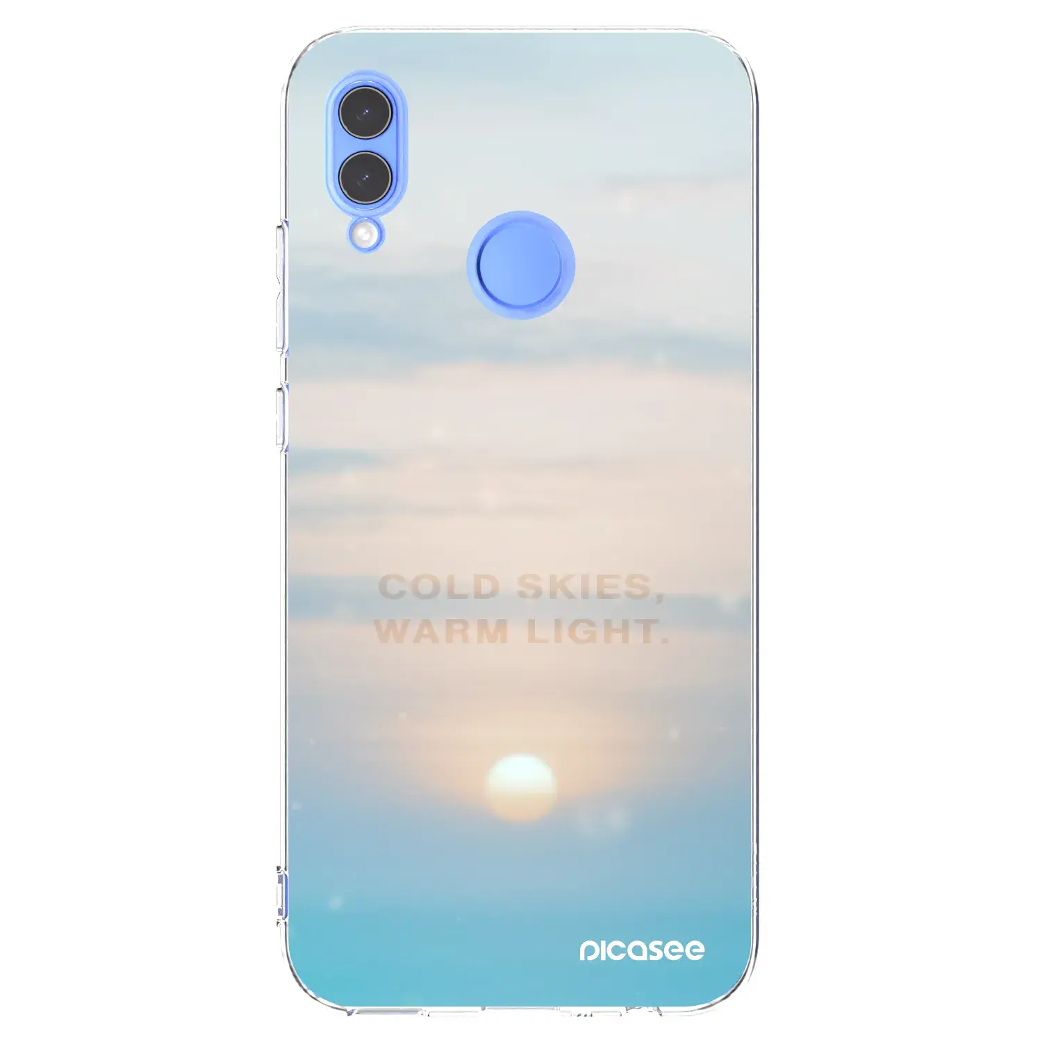 Silikonový průhledný obal pro Huawei P Smart 2019 - COLD SKIES