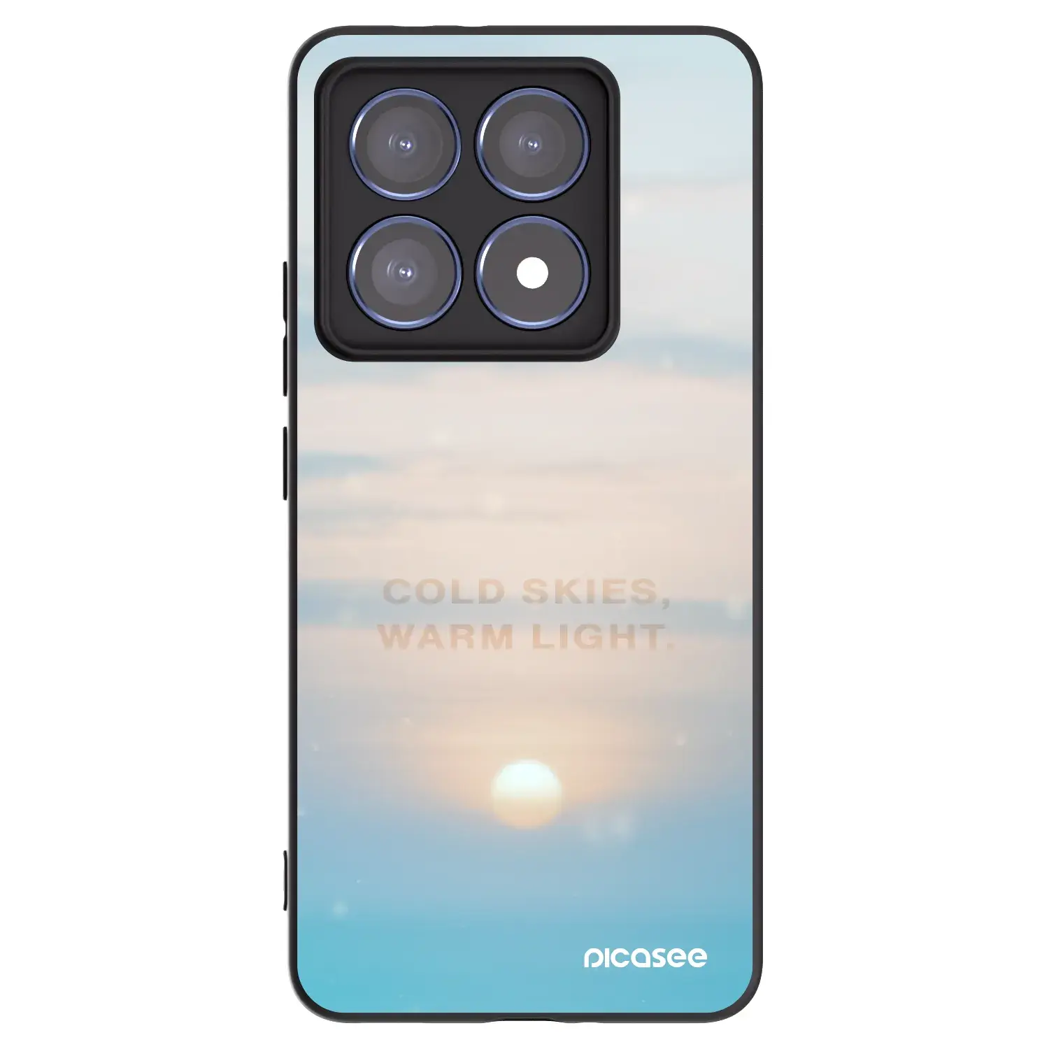 Silikonový černý obal pro Xiaomi 14T Pro - COLD SKIES