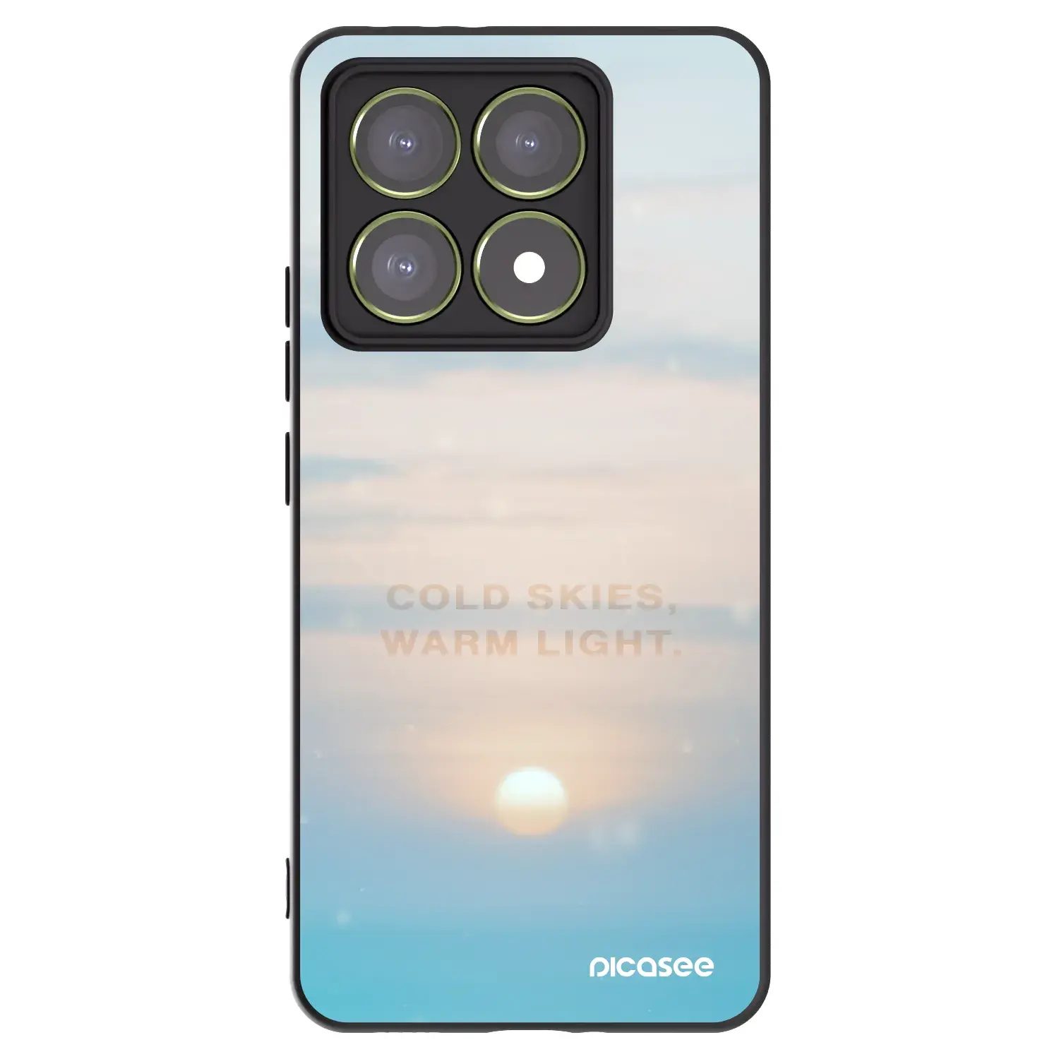 Silikonový černý obal pro Xiaomi 14T - COLD SKIES