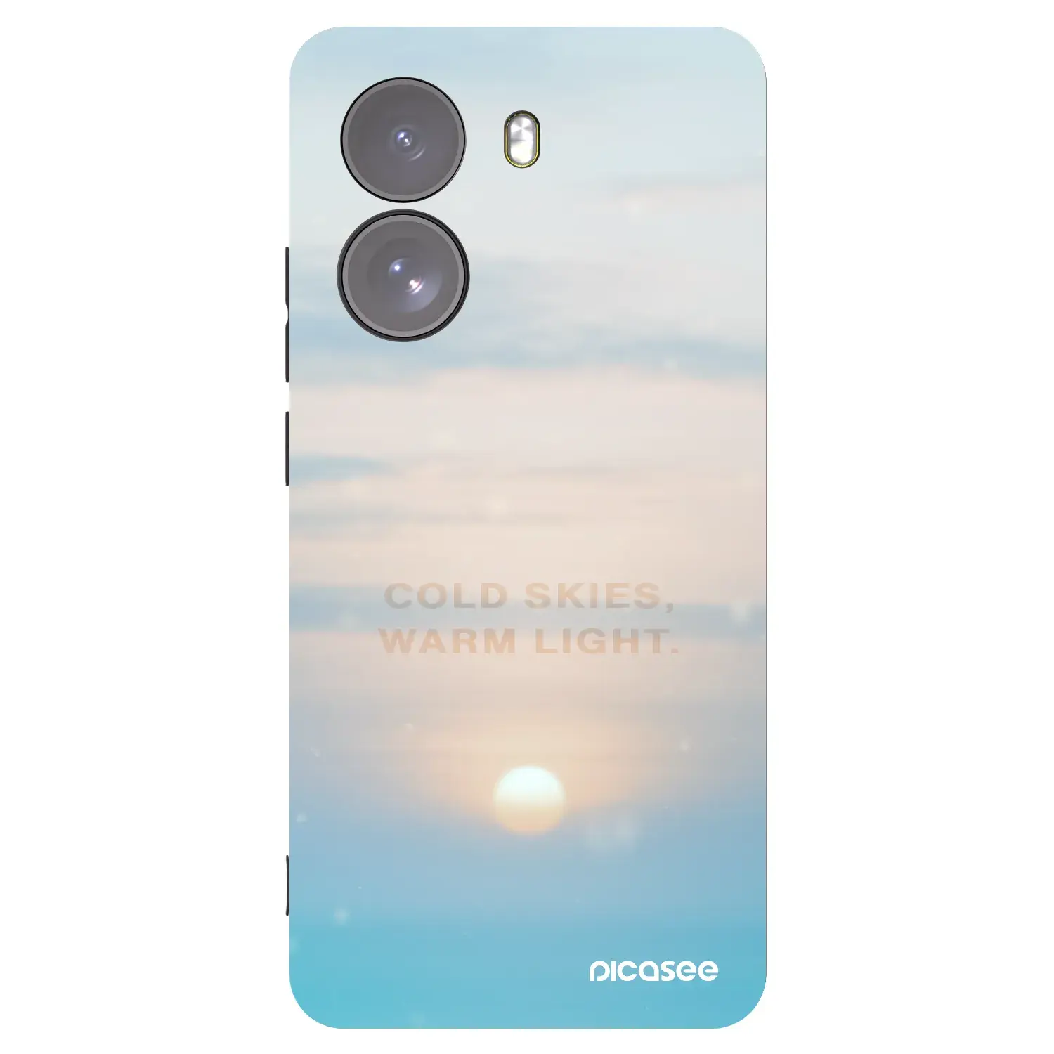 Silikonový černý obal pro Xiaomi Poco X7 - COLD SKIES