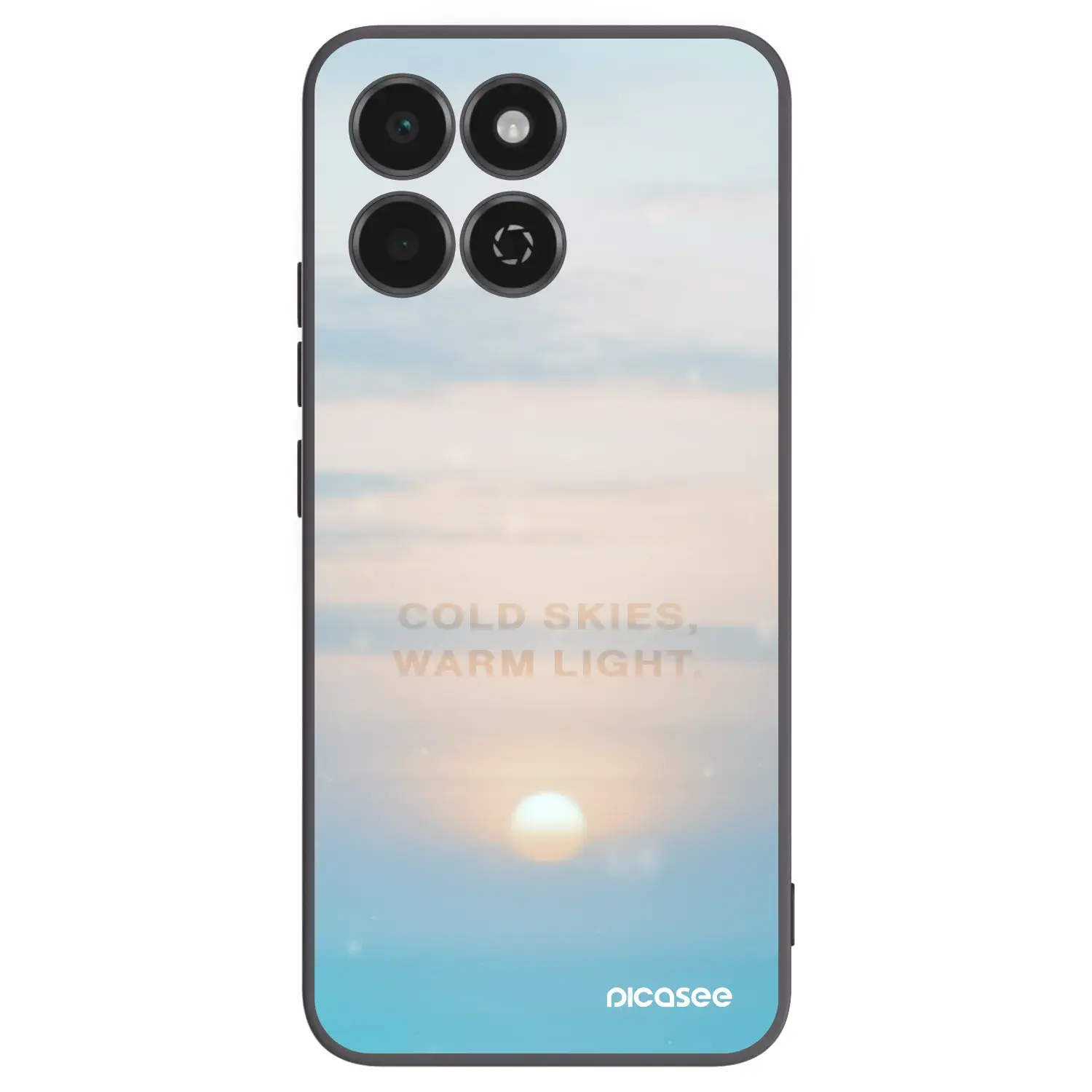 Silikonový černý obal pro Honor 200 Smart 5G - COLD SKIES