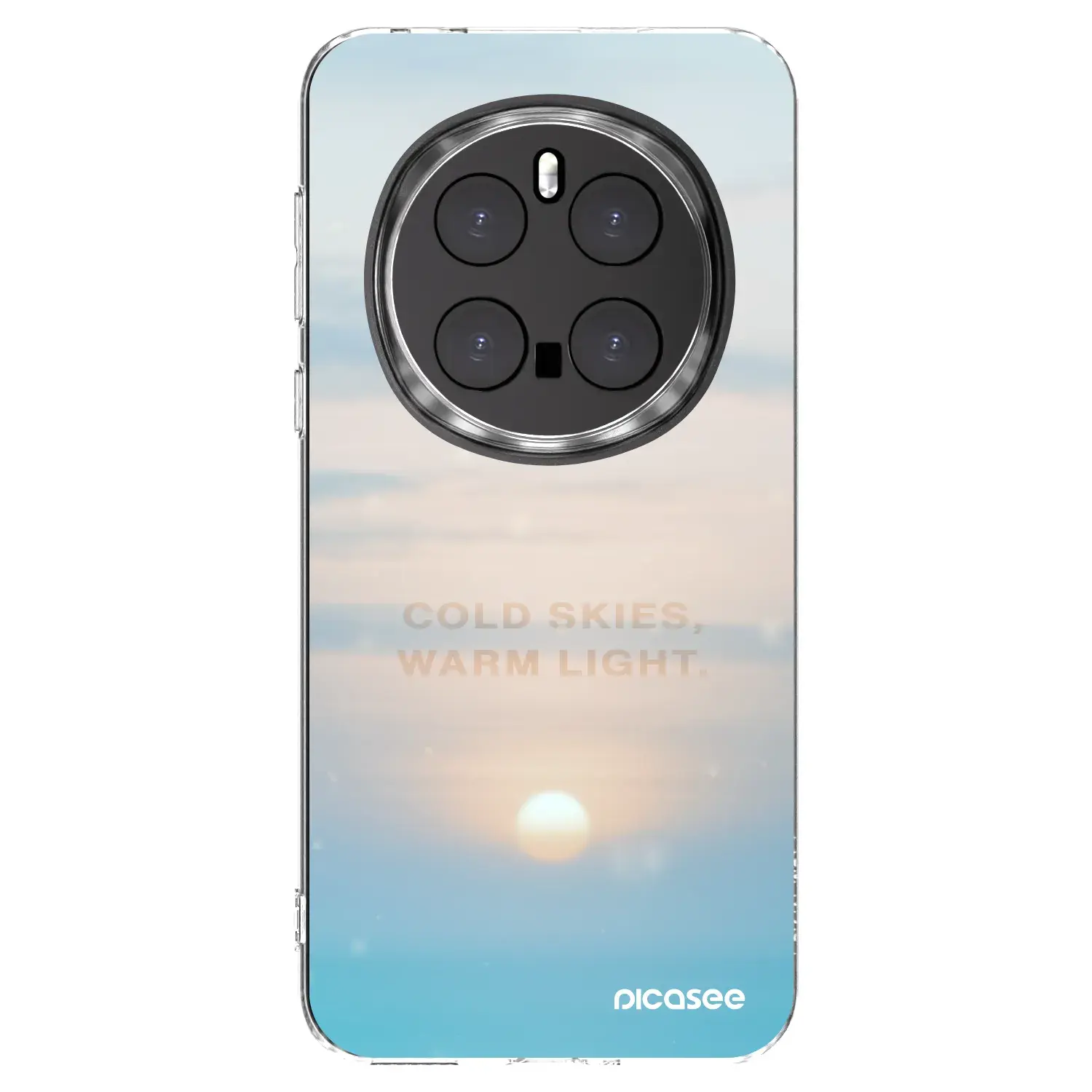 Silikonový průhledný obal pro Honor Magic7 Pro 5G - COLD SKIES