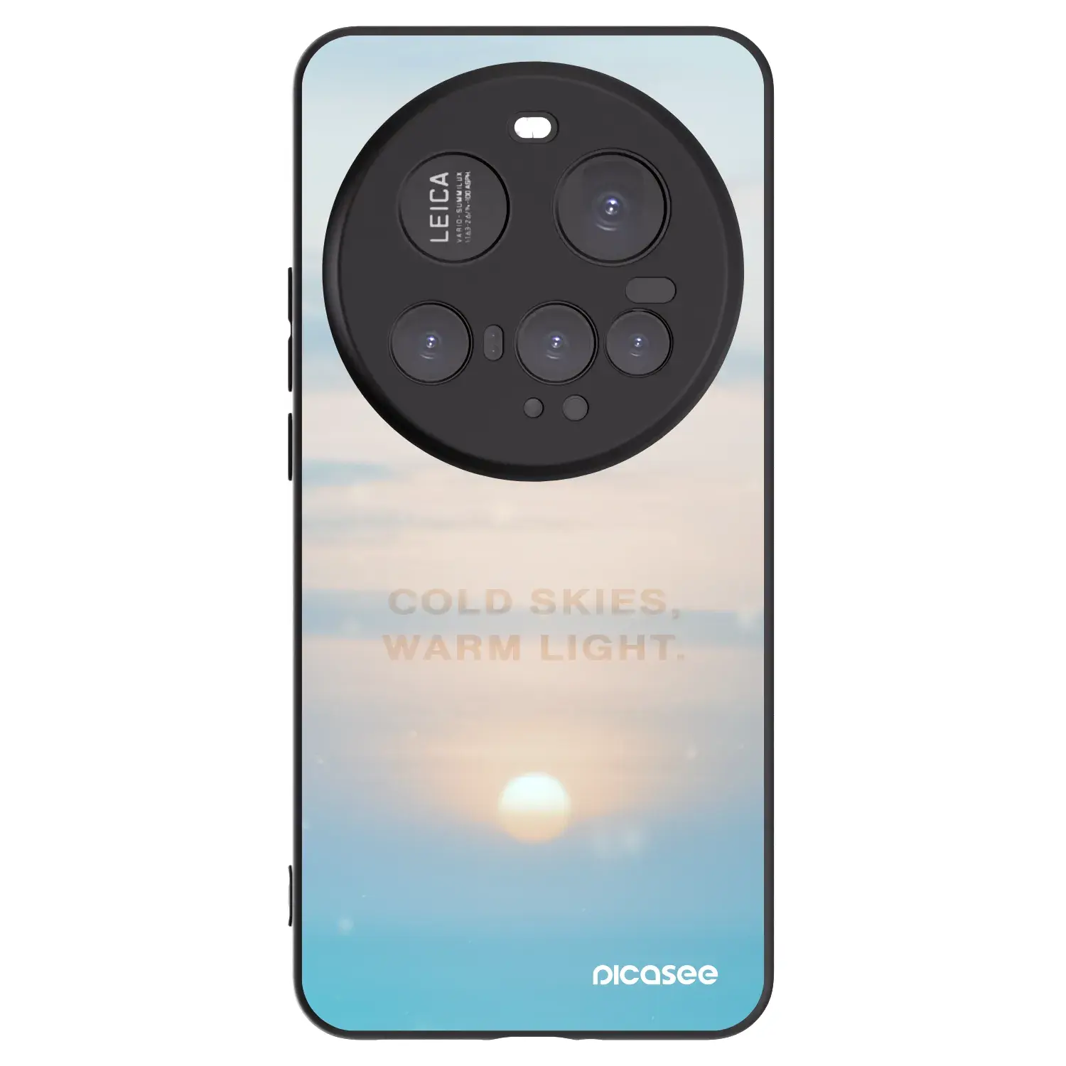 Silikonový černý obal pro Xiaomi 15 Ultra - COLD SKIES
