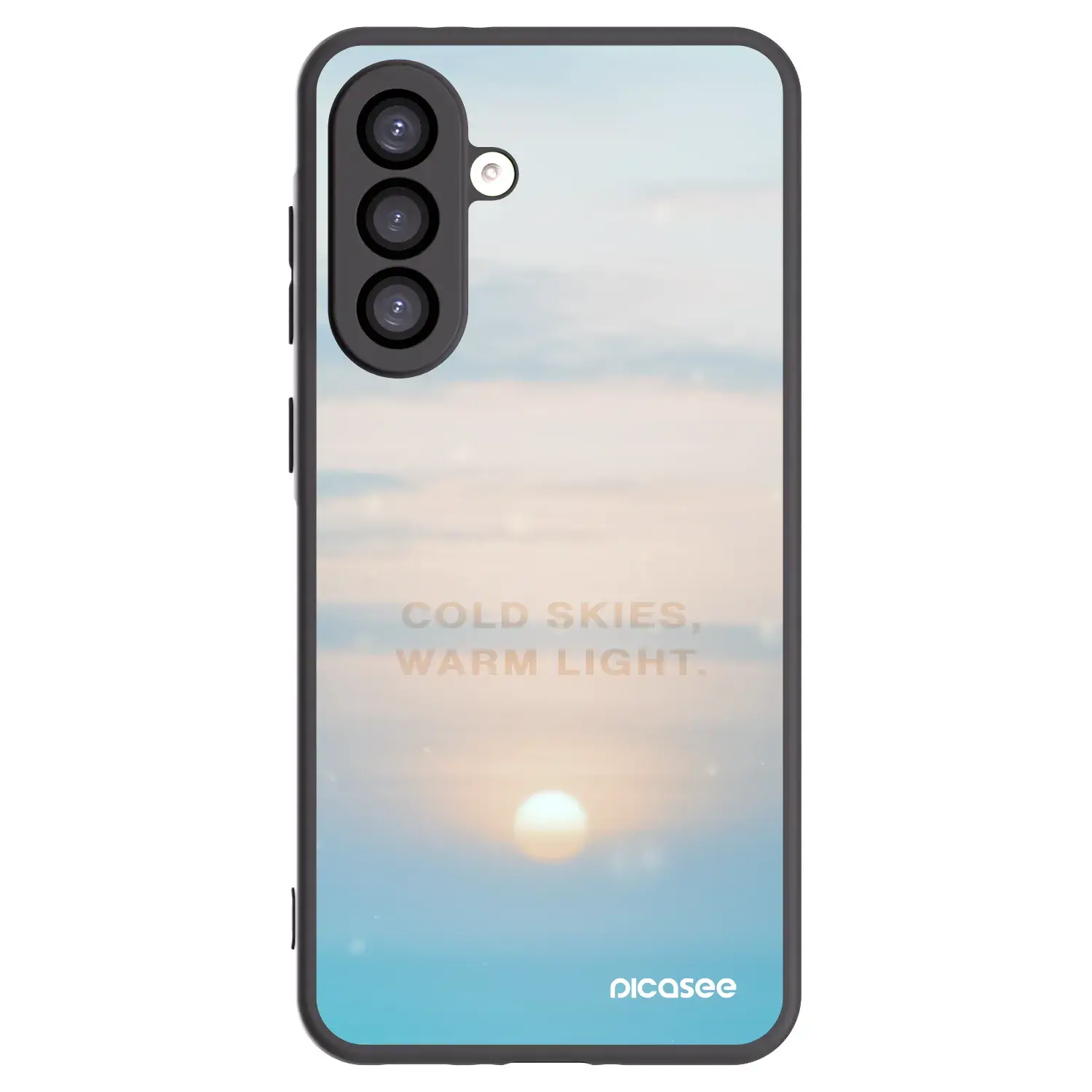 Silikonový černý obal pro Samsung Galaxy A26 5G A266B - COLD SKIES
