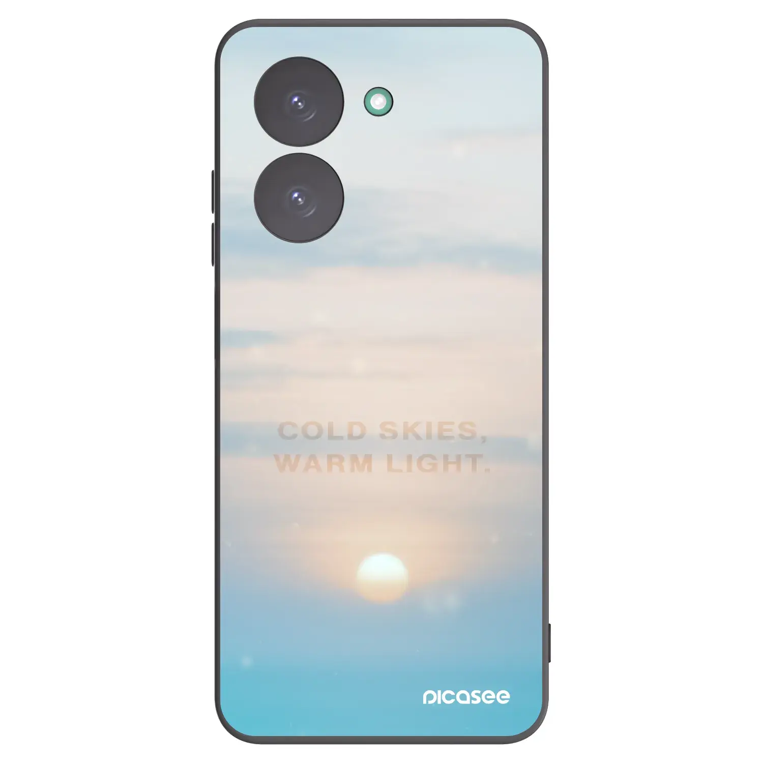 Silikonový černý obal pro Xiaomi Redmi A5 - COLD SKIES