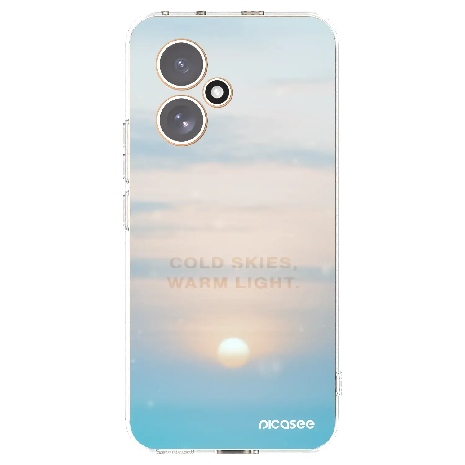 Silikonový průhledný obal pro Honor 400 5G - COLD SKIES