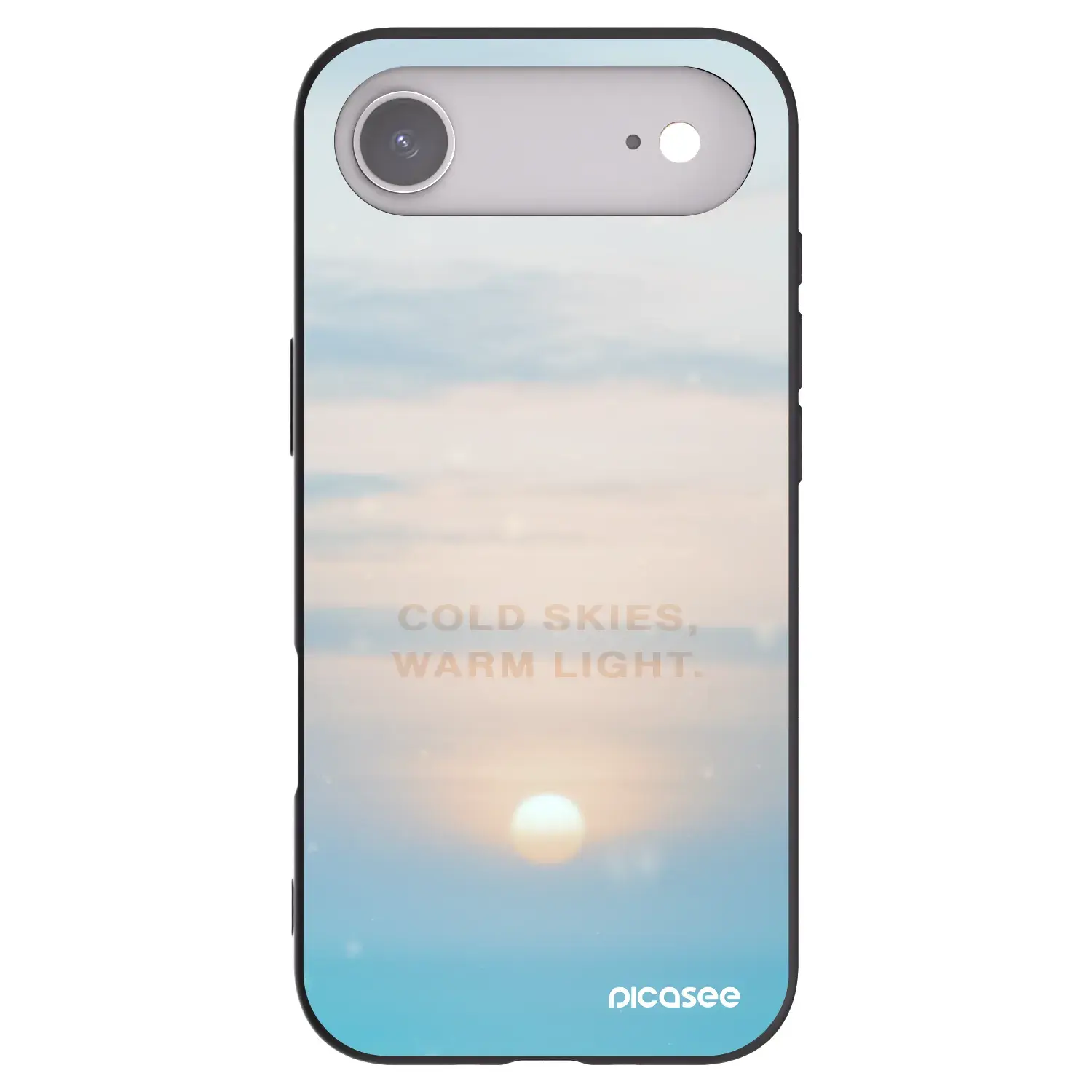 Silikonový černý obal pro Apple iPhone Air - COLD SKIES
