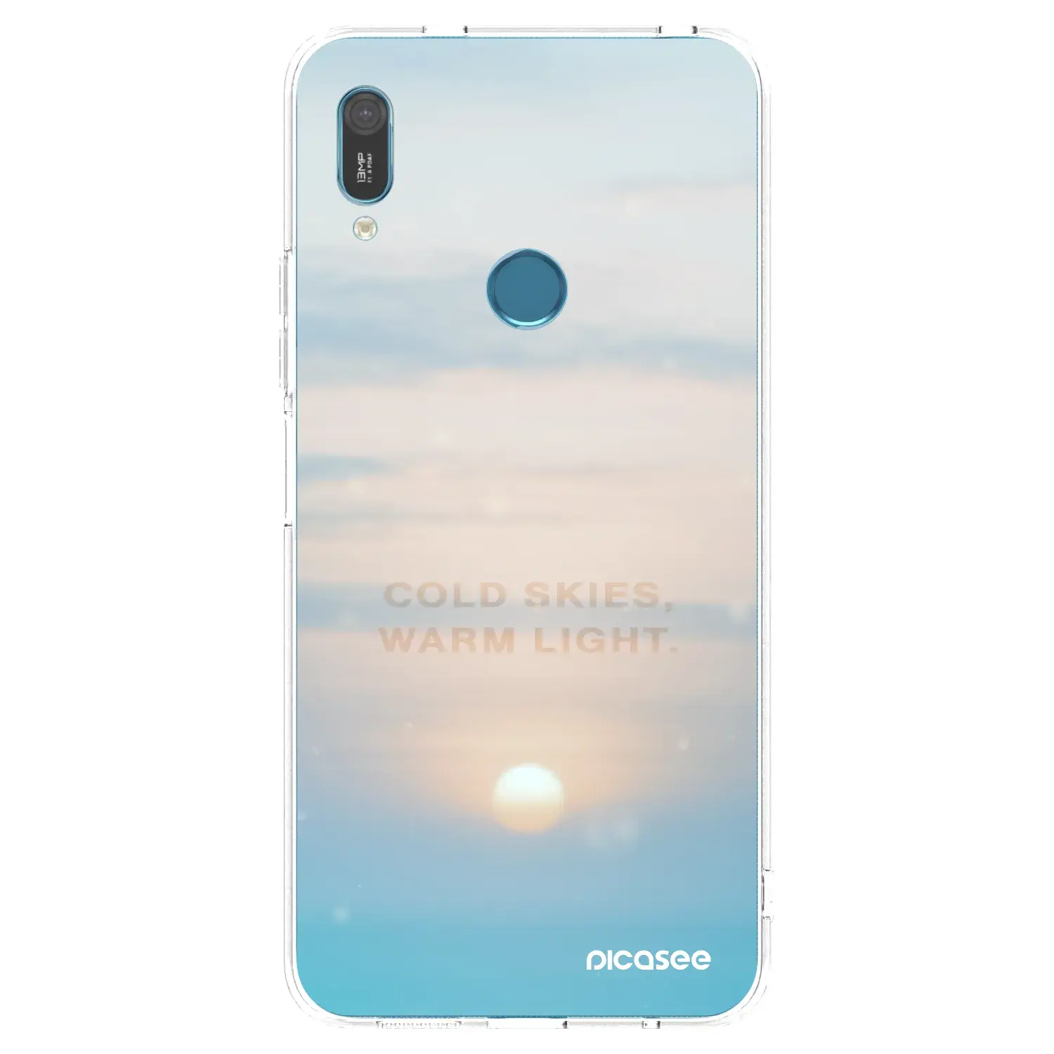 Silikonový průhledný obal pro Huawei Y6 2019 - COLD SKIES