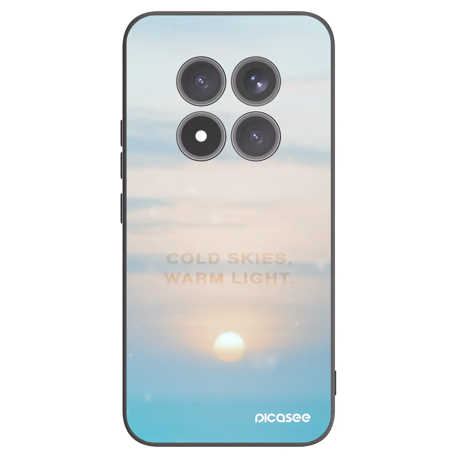 Silikonový černý obal pro Xiaomi Redmi Note 15 Pro+ - COLD SKIES
