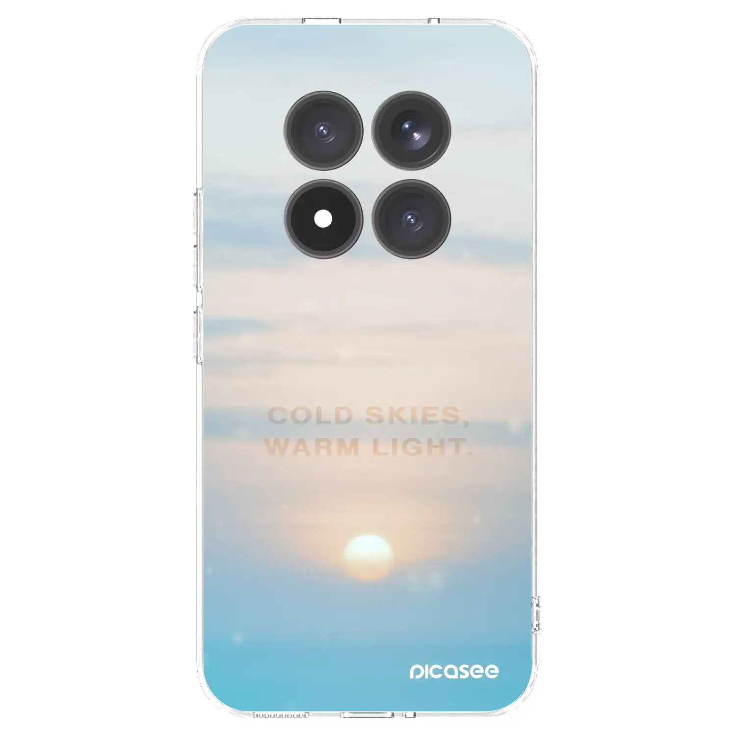 Silikonový průhledný obal pro Xiaomi Redmi Note 15 Pro+ - COLD SKIES