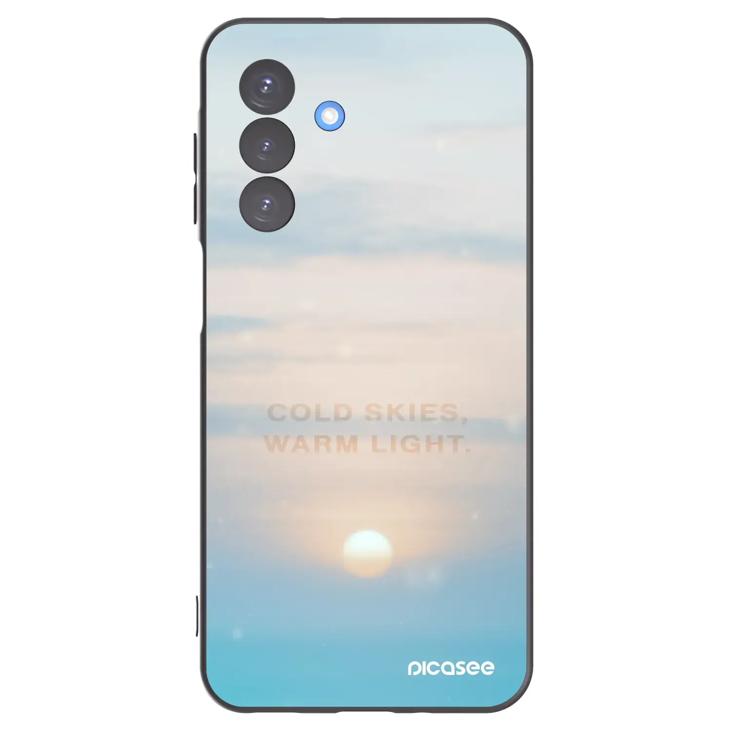 Silikonový černý obal pro Samsung Galaxy A17 5G - COLD SKIES
