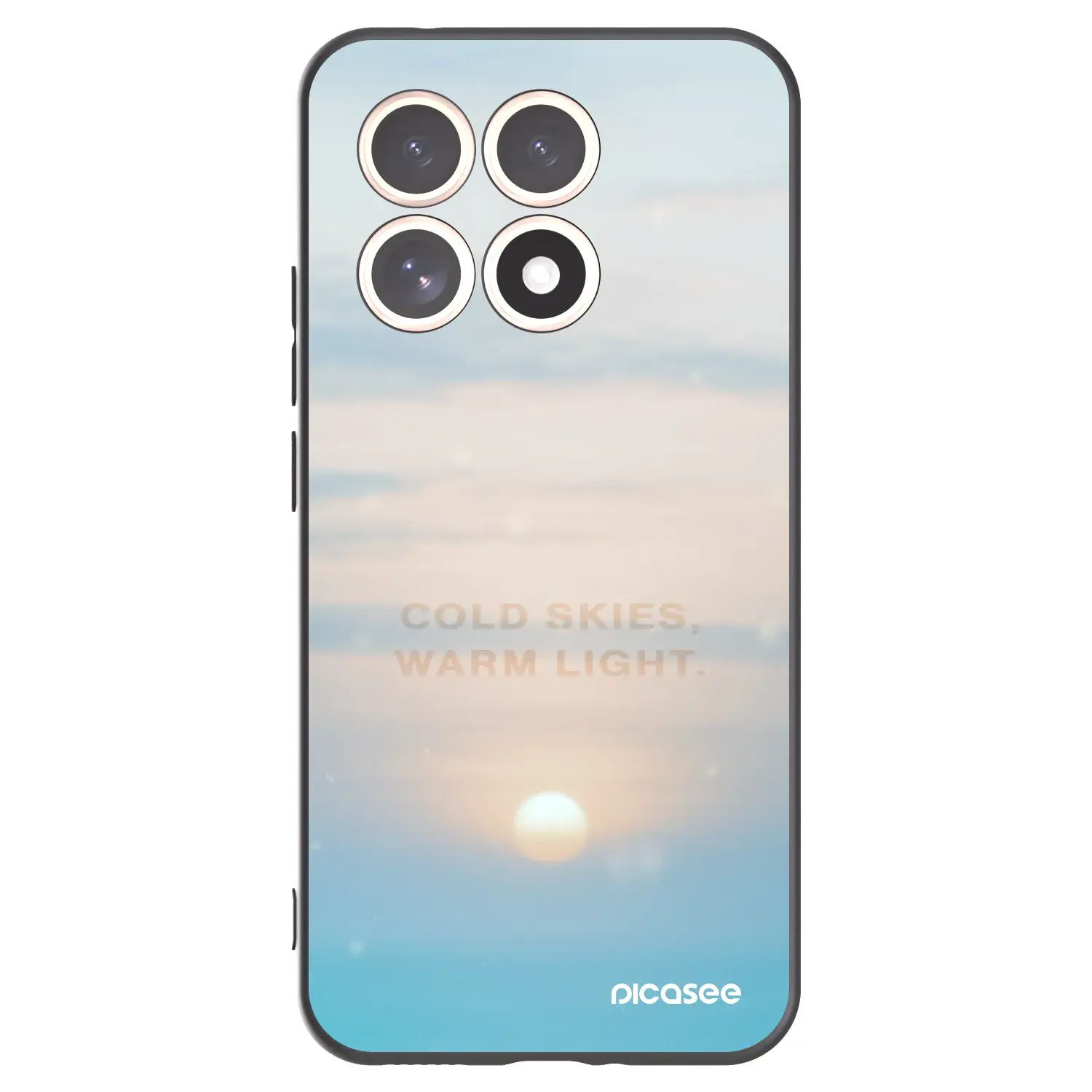 Silikonový černý obal pro Xiaomi 15T - COLD SKIES