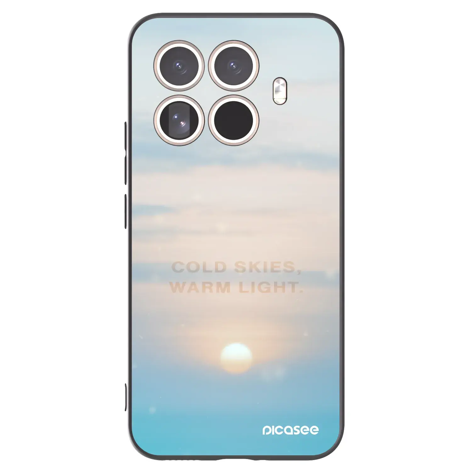 Silikonový černý obal pro Xiaomi 15T Pro - COLD SKIES