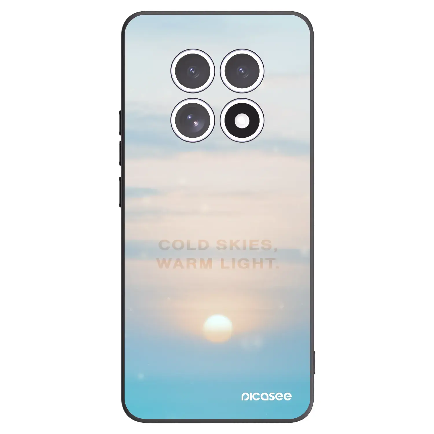 Silikonový černý obal pro Xiaomi Redmi Note 15 4G - COLD SKIES