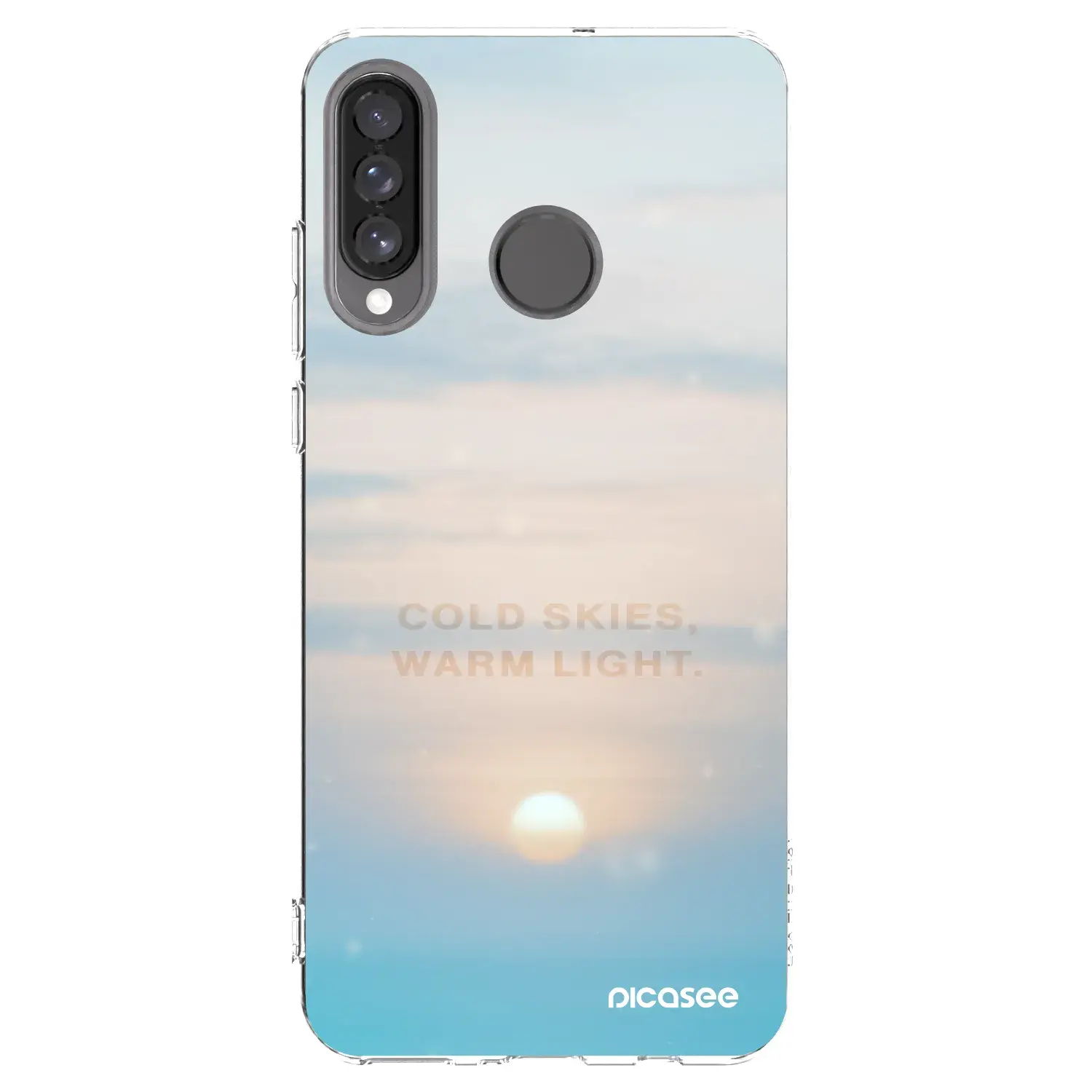 Silikonový průhledný obal pro Huawei P30 Lite - COLD SKIES