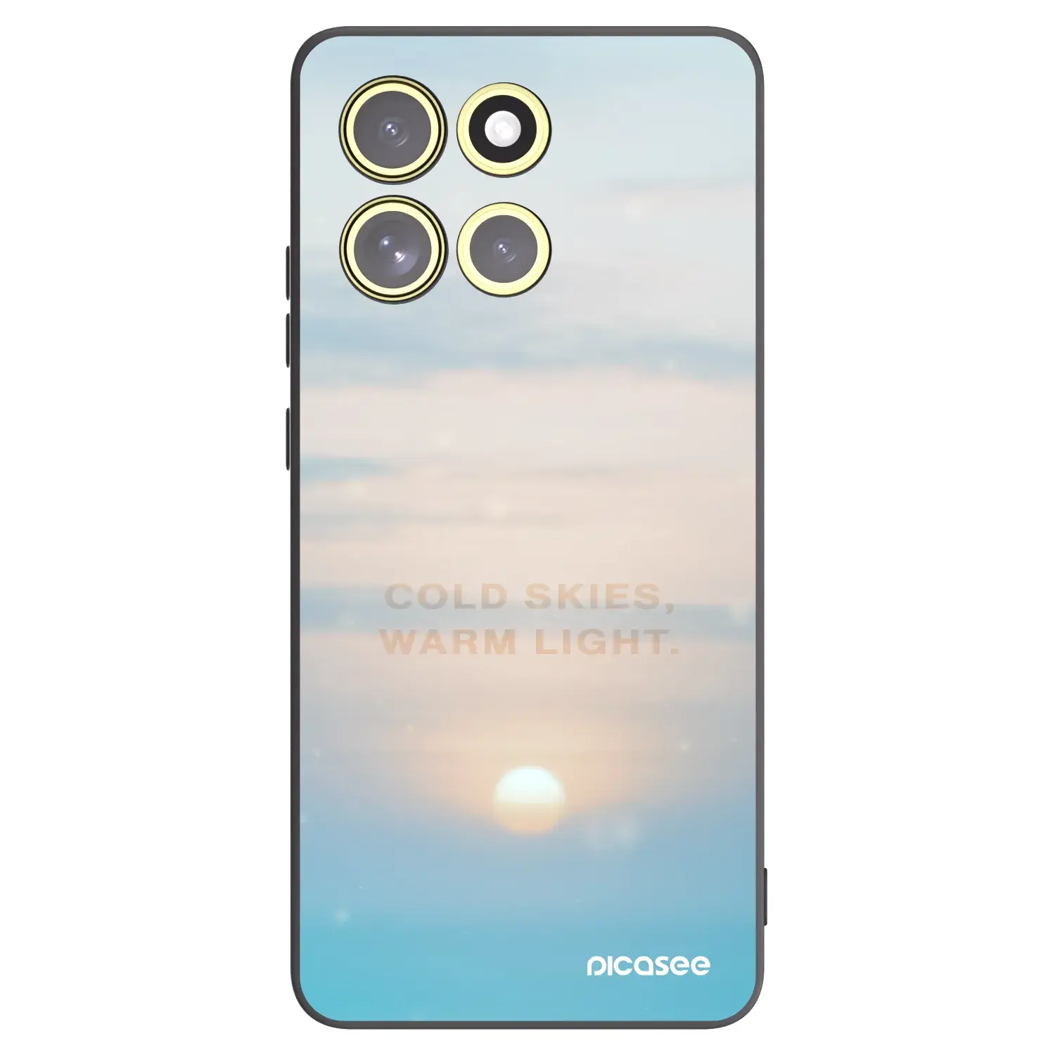Silikonový černý obal pro Motorola Moto G86 Power 5G - COLD SKIES