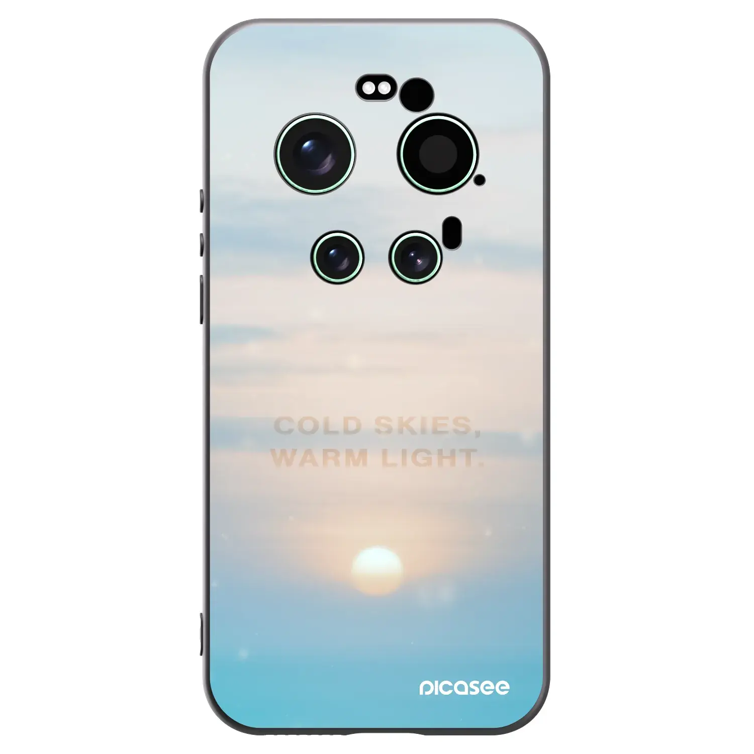 Silikonový černý obal pro Xiaomi 17 Ultra - COLD SKIES