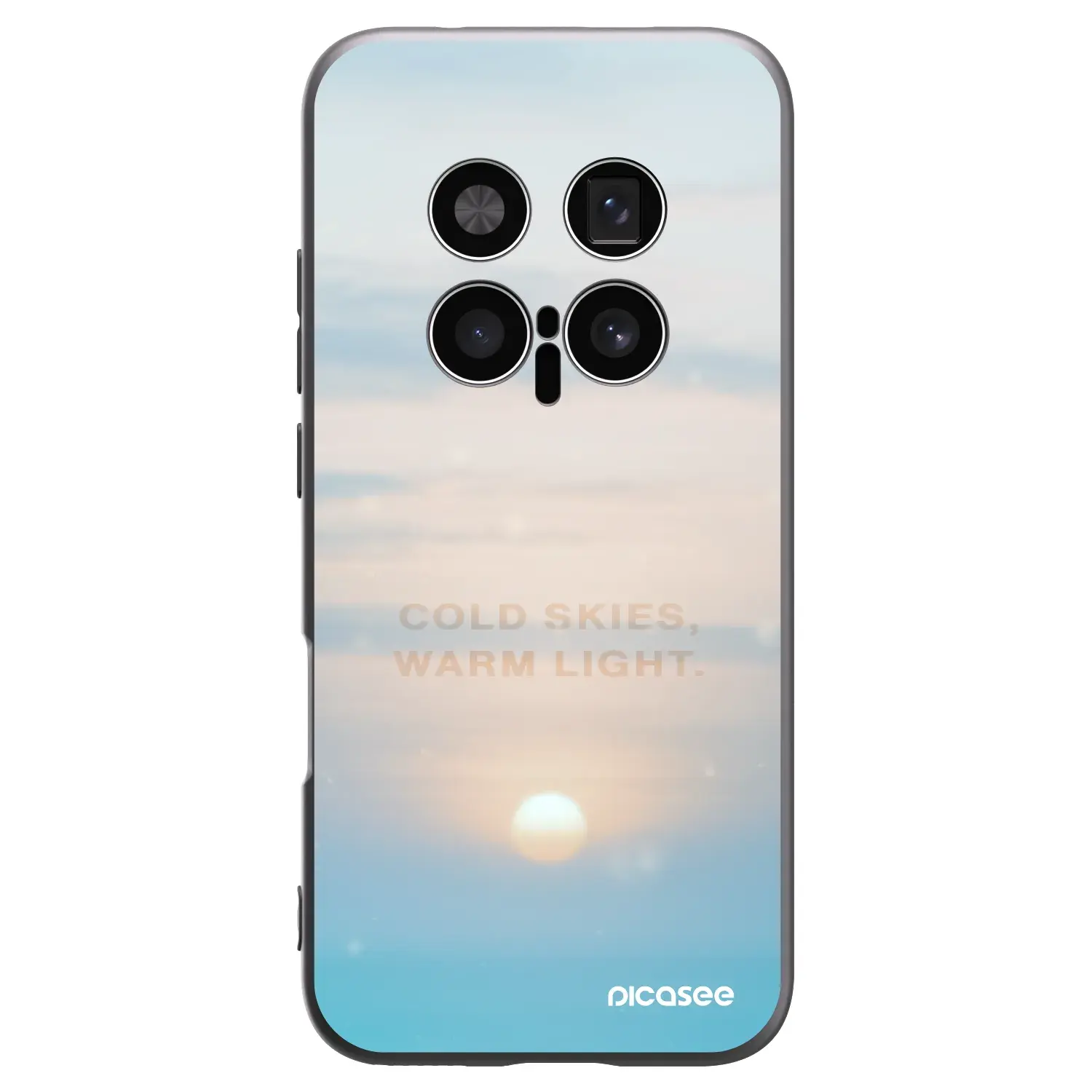 Silikonový černý obal pro Honor Magic8 Pro 5G - COLD SKIES